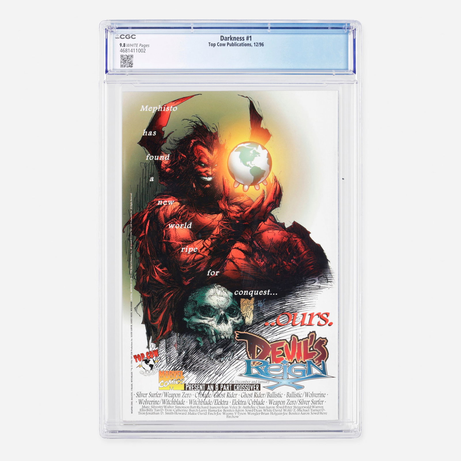 Top Cow Publications Darkness #1 CGC 9.8 (1 of 1)
