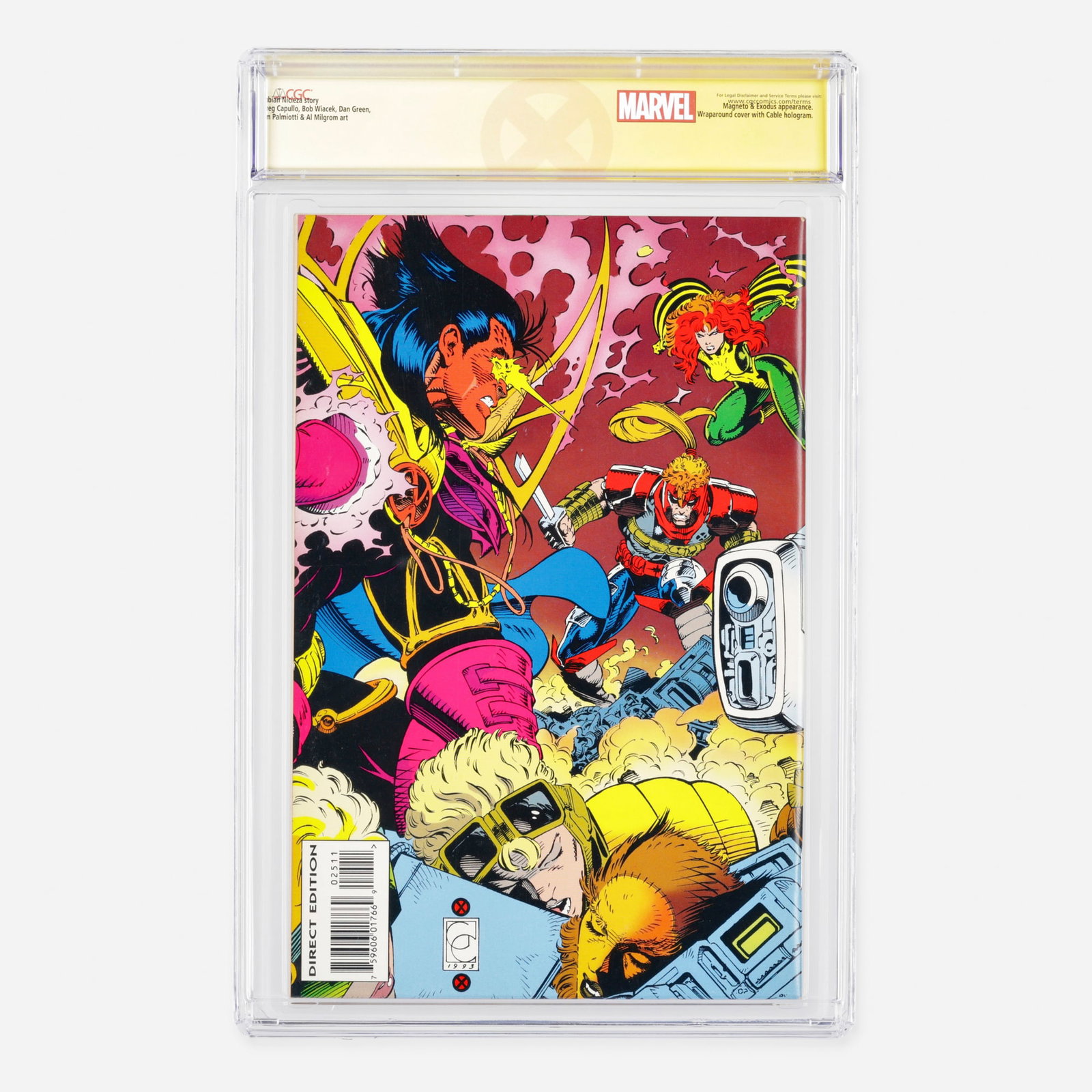 Marvel Comics X-Force #25 CGC 9.8 Signature Series Al Milgrom (1 of 2)