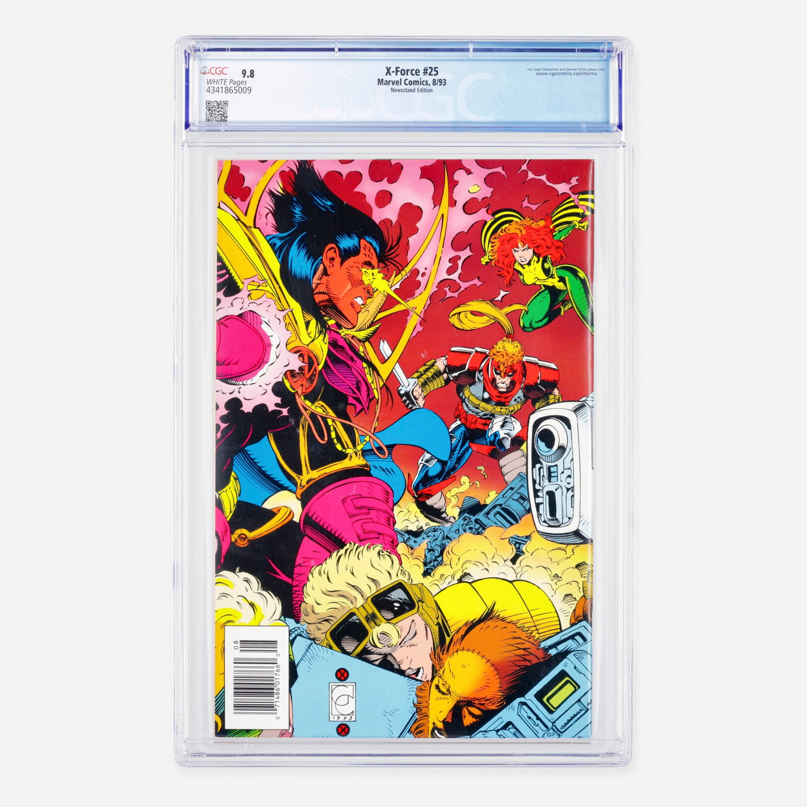 Marvel Comics X-Force #25 CGC 9.8 Newsstand (1 of 1)