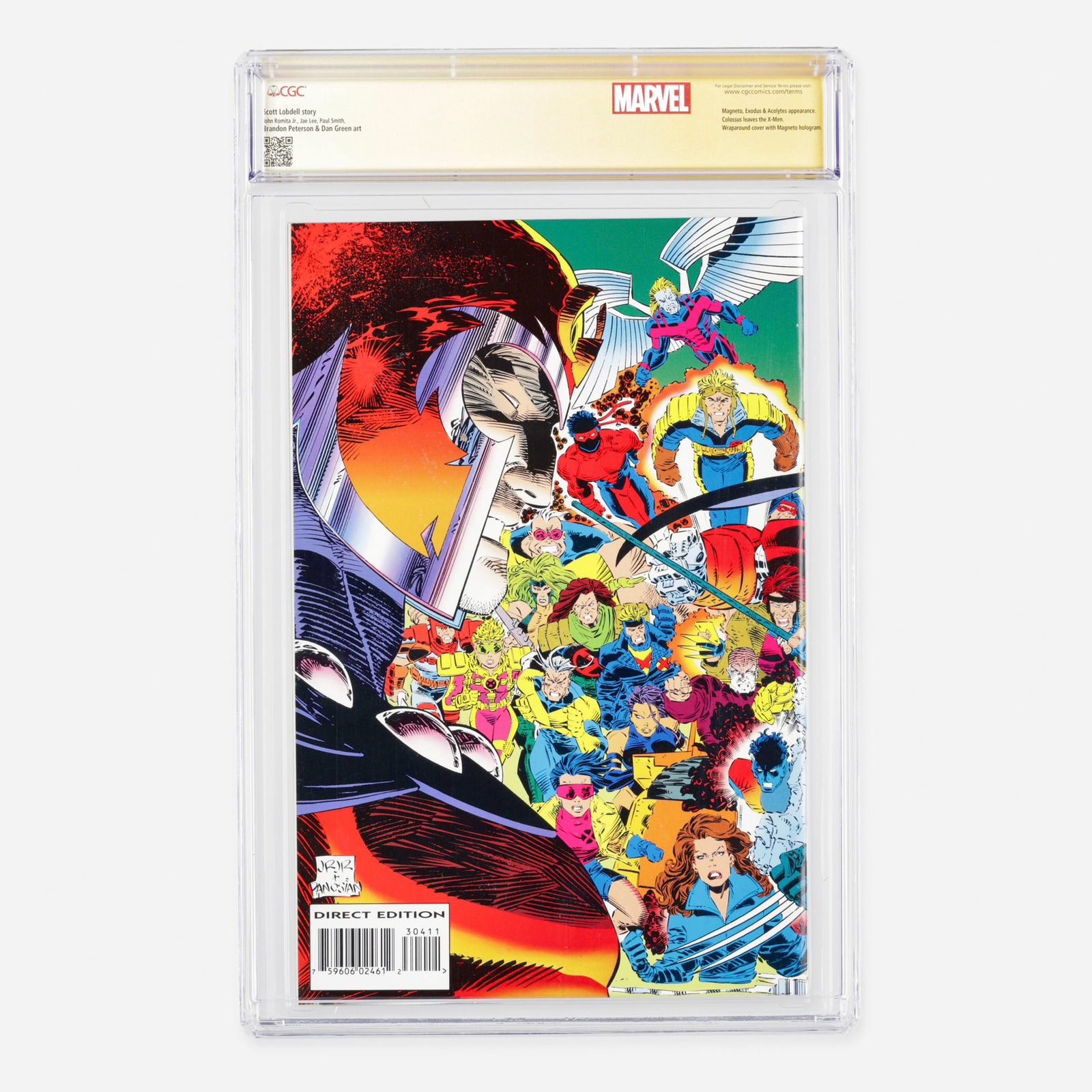 Marvel Comics Uncanny X-Men #304 CGC 9.8 Signature Series Terry Austin and Jae Lee (1 of 1)