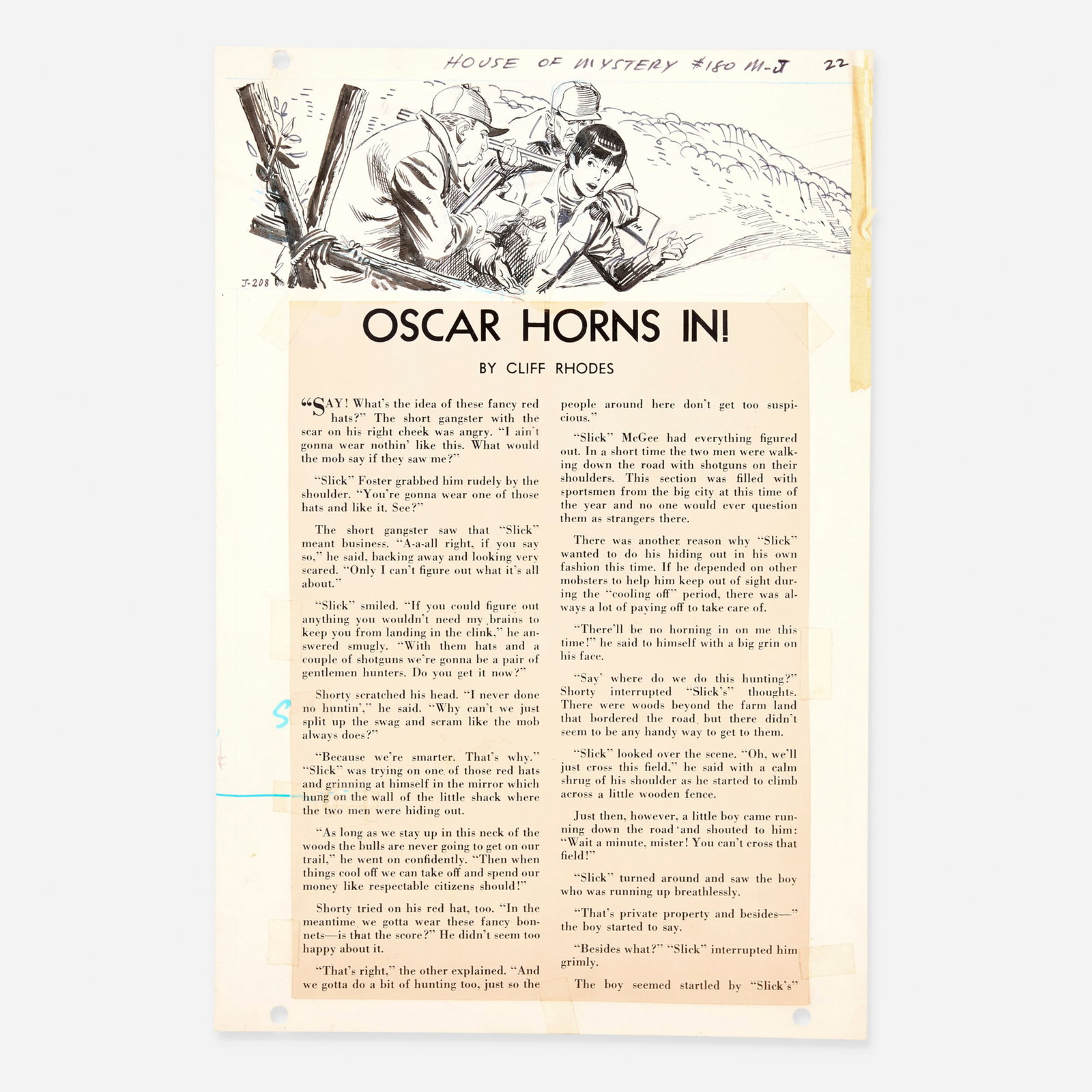 Joe Orlando, House of Mystery #180 Story Page 22 Original Art (DC Comics, 1969) (1 of 1)