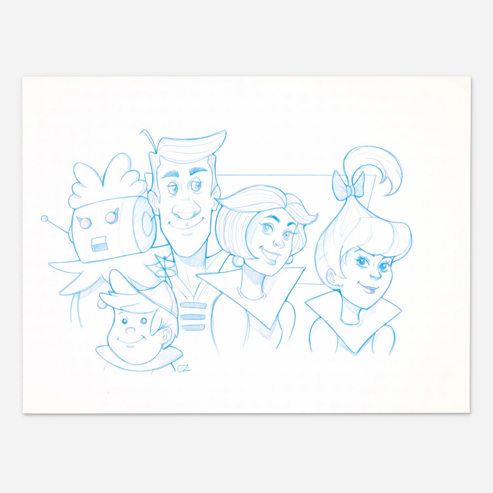 Chrissie Zullo-Uminga, The Jetsons Original Art Illustration (1 of 1)