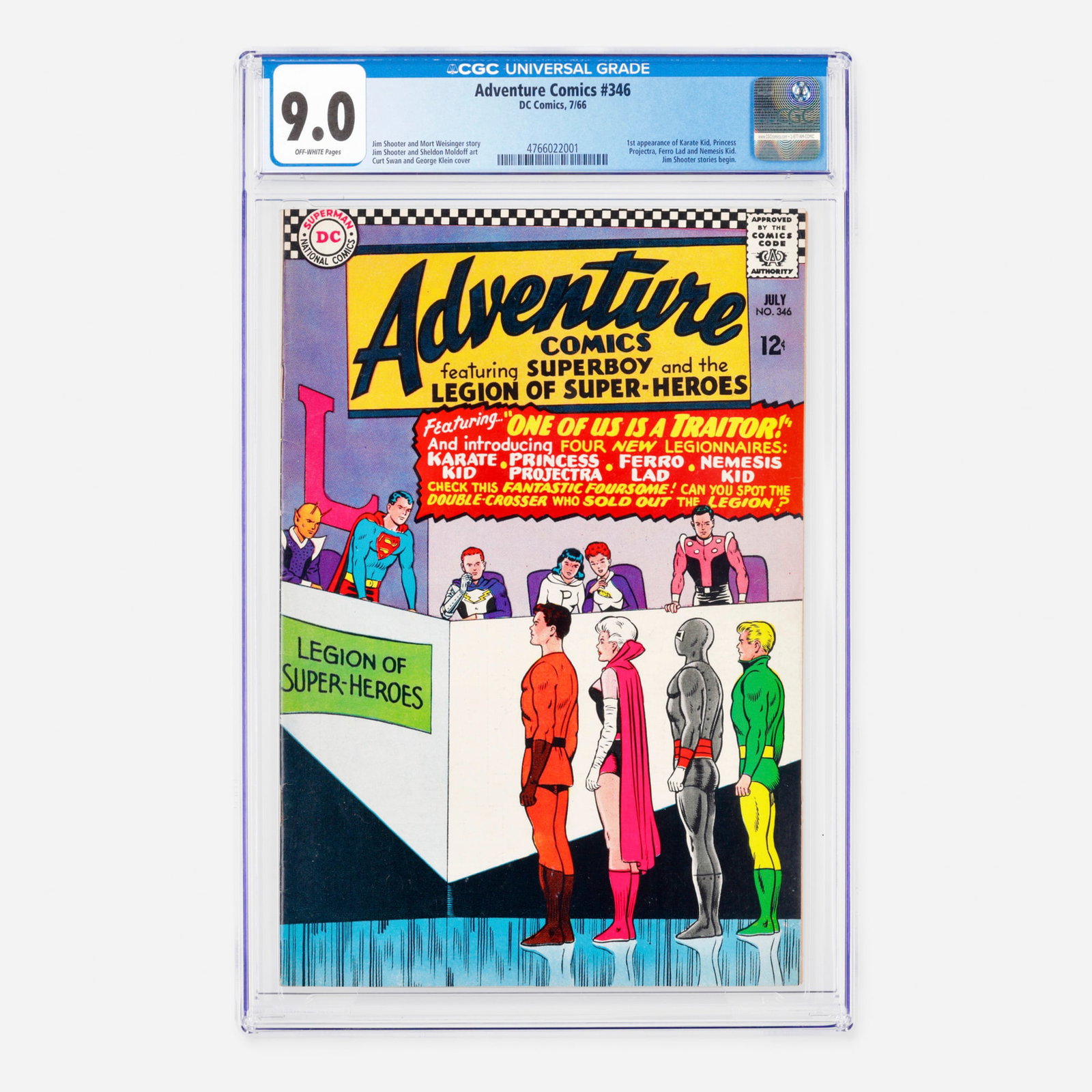 DC Comics Adventure Comics #346 CGC 9.0 (1 of 2)