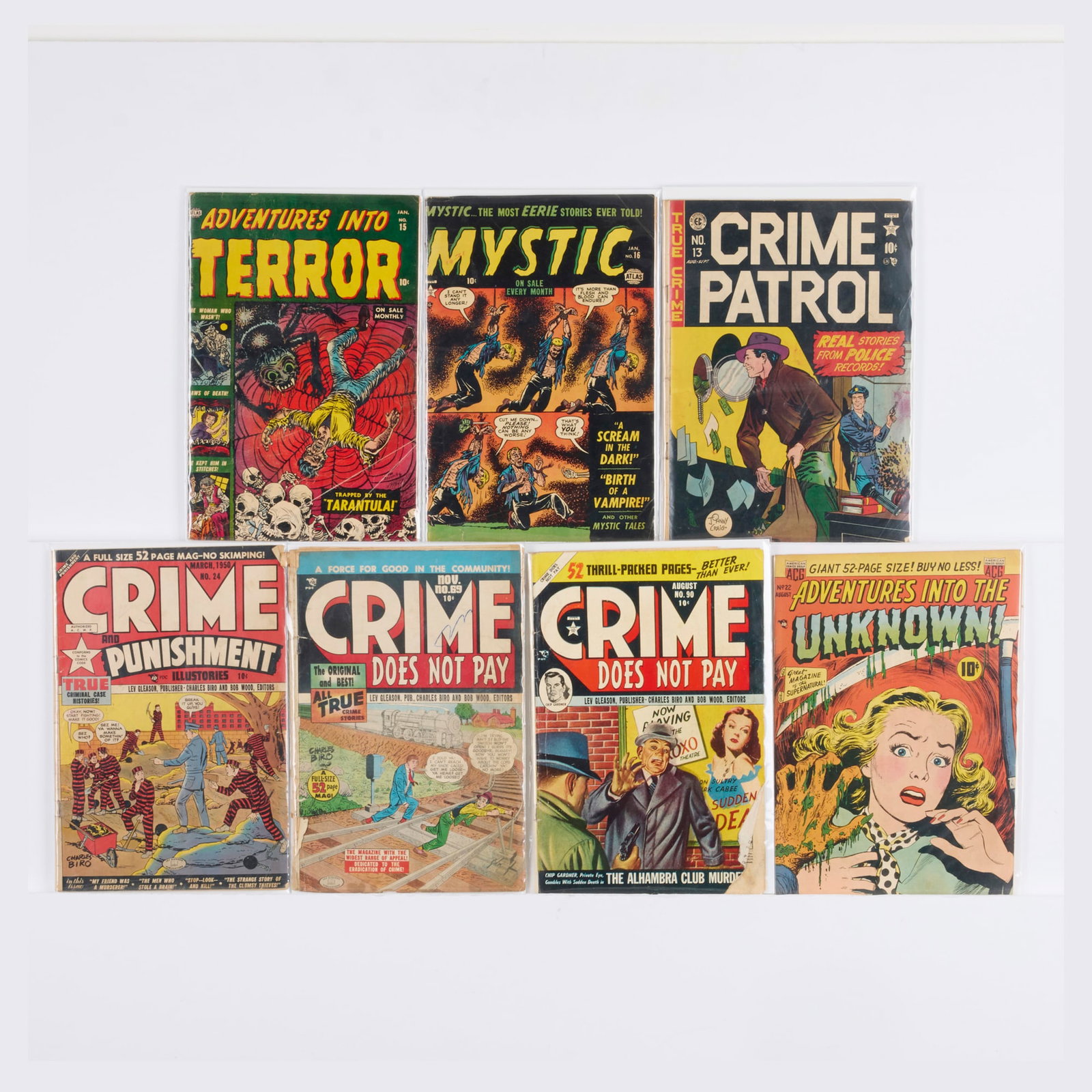 7 Golden Age Mixed Publisher Mixed Title Group (1 of 2)