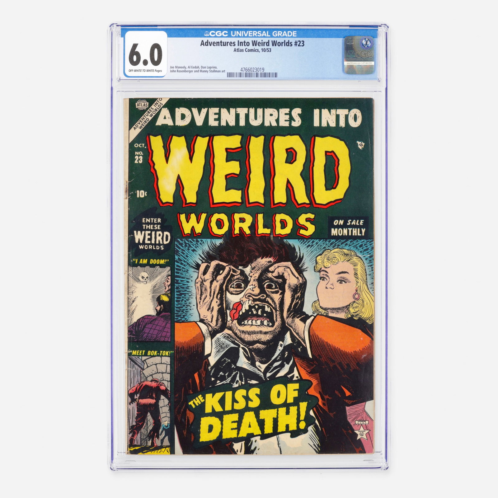 Atlas Comics Adventures Into Weird Worlds #23 CGC 6.0 (1 of 2)