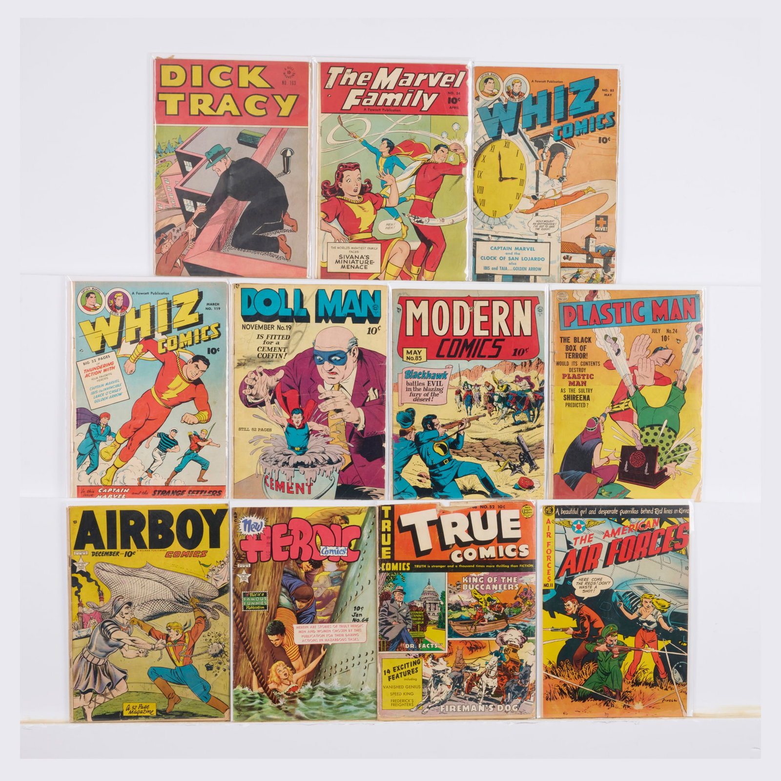 11 Golden Age Mixed Publisher Mixed Title Group (1 of 2)