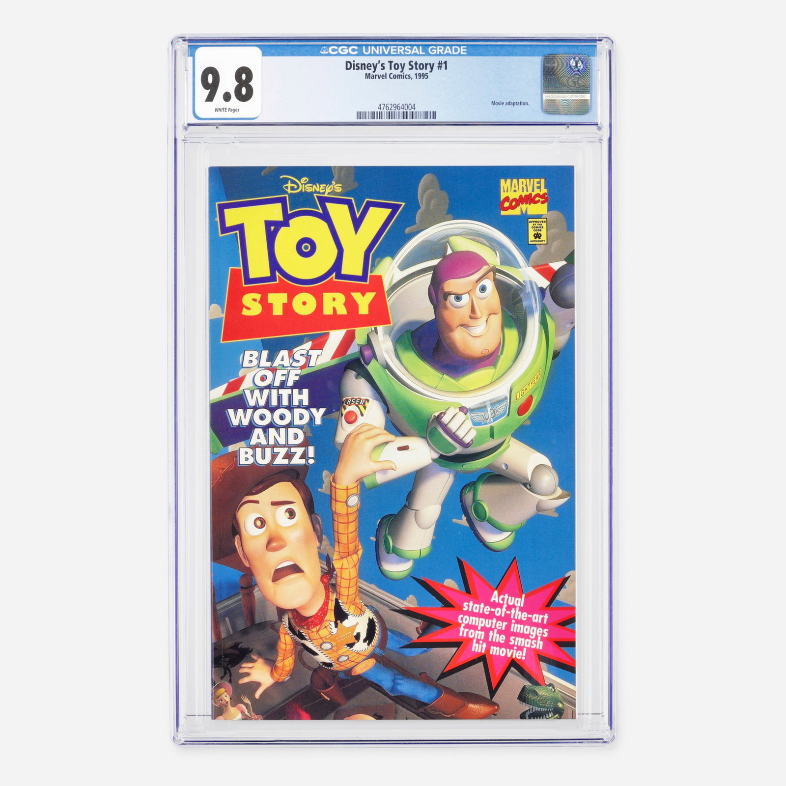 Marvel Comics Disney's Toy Story #1 CGC 9.8 (1 of 2)