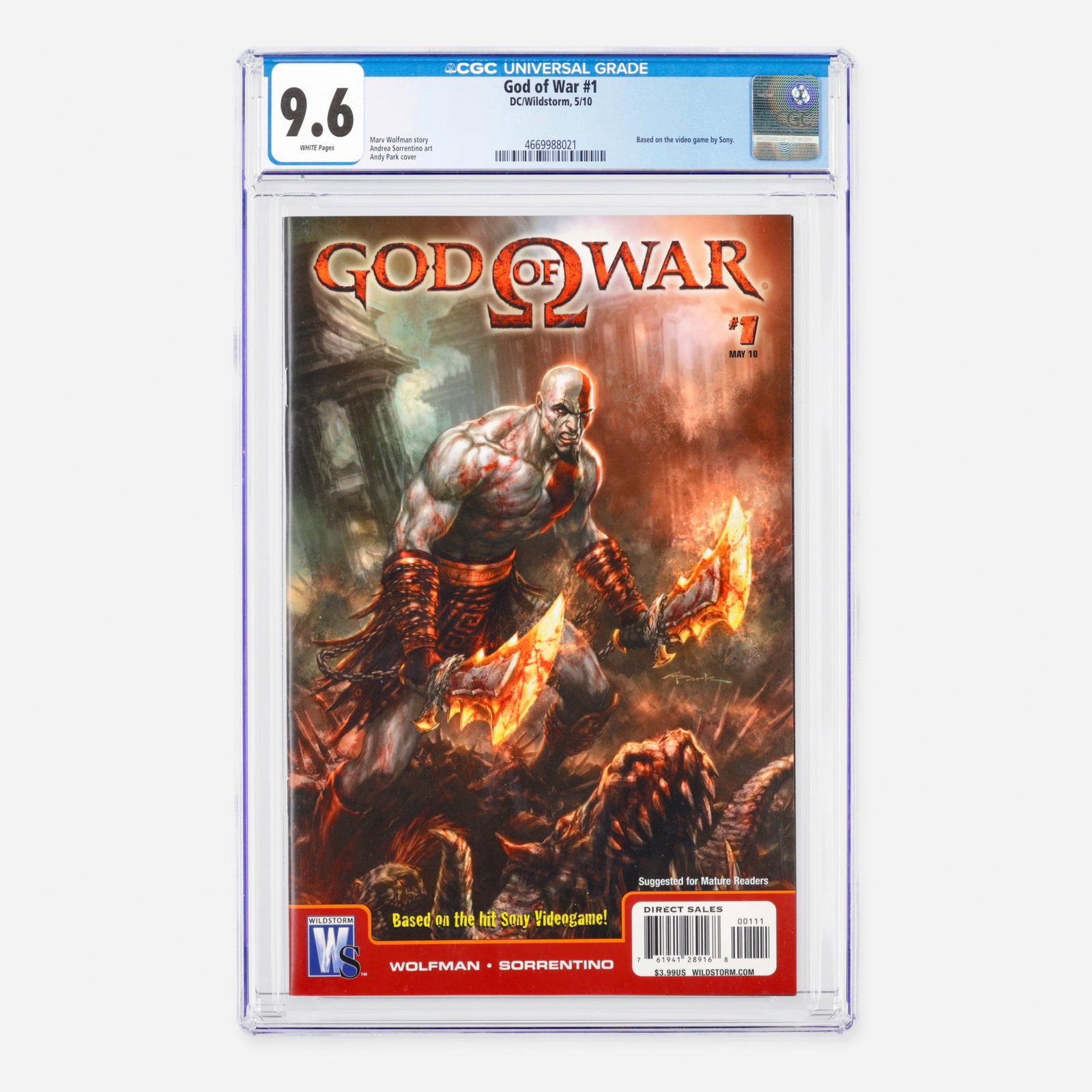 DC/Wildstorm God of War #1 CGC 9.6 (1 of 2)