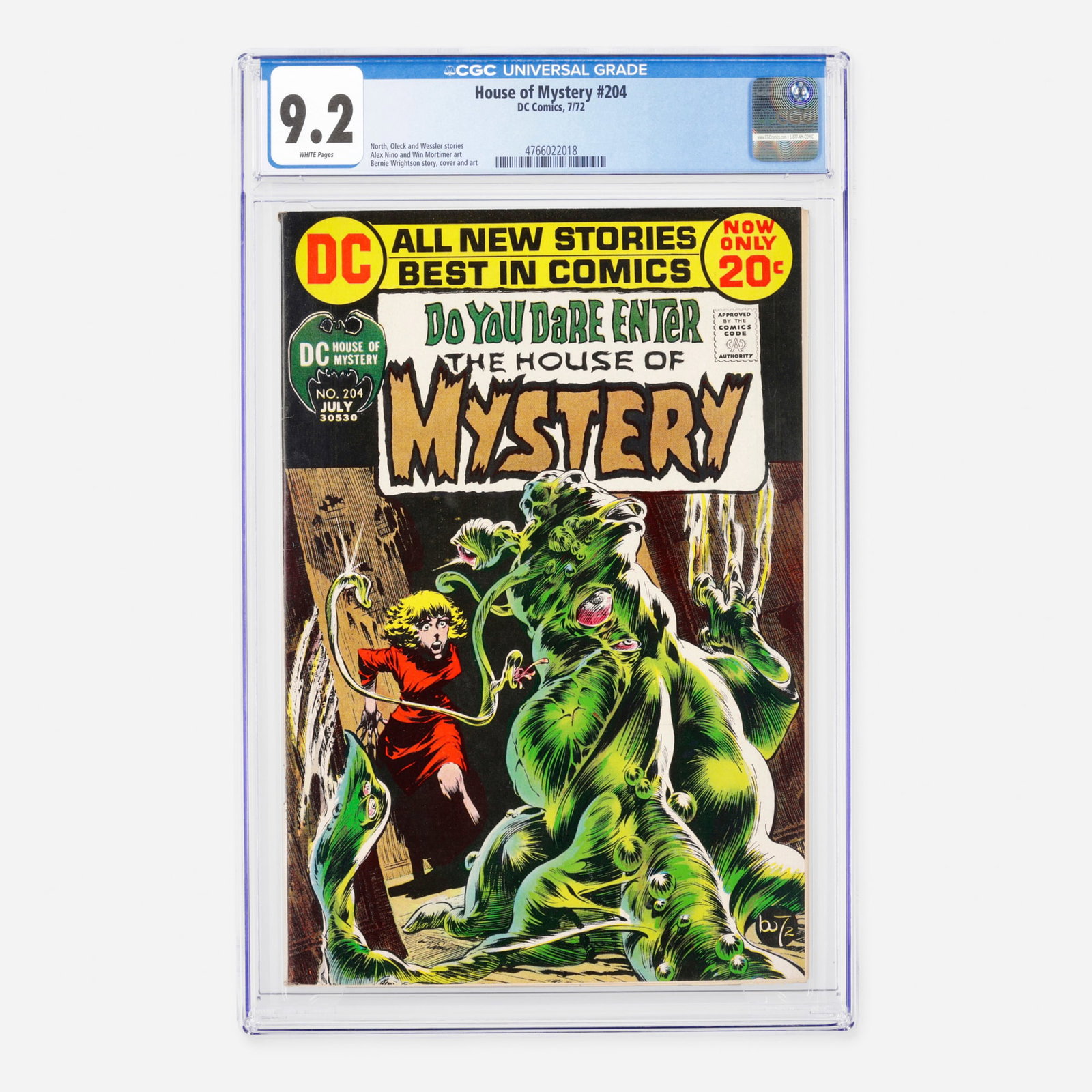 DC Comics House of Mystery #204 CGC 9.2 (1 of 2)