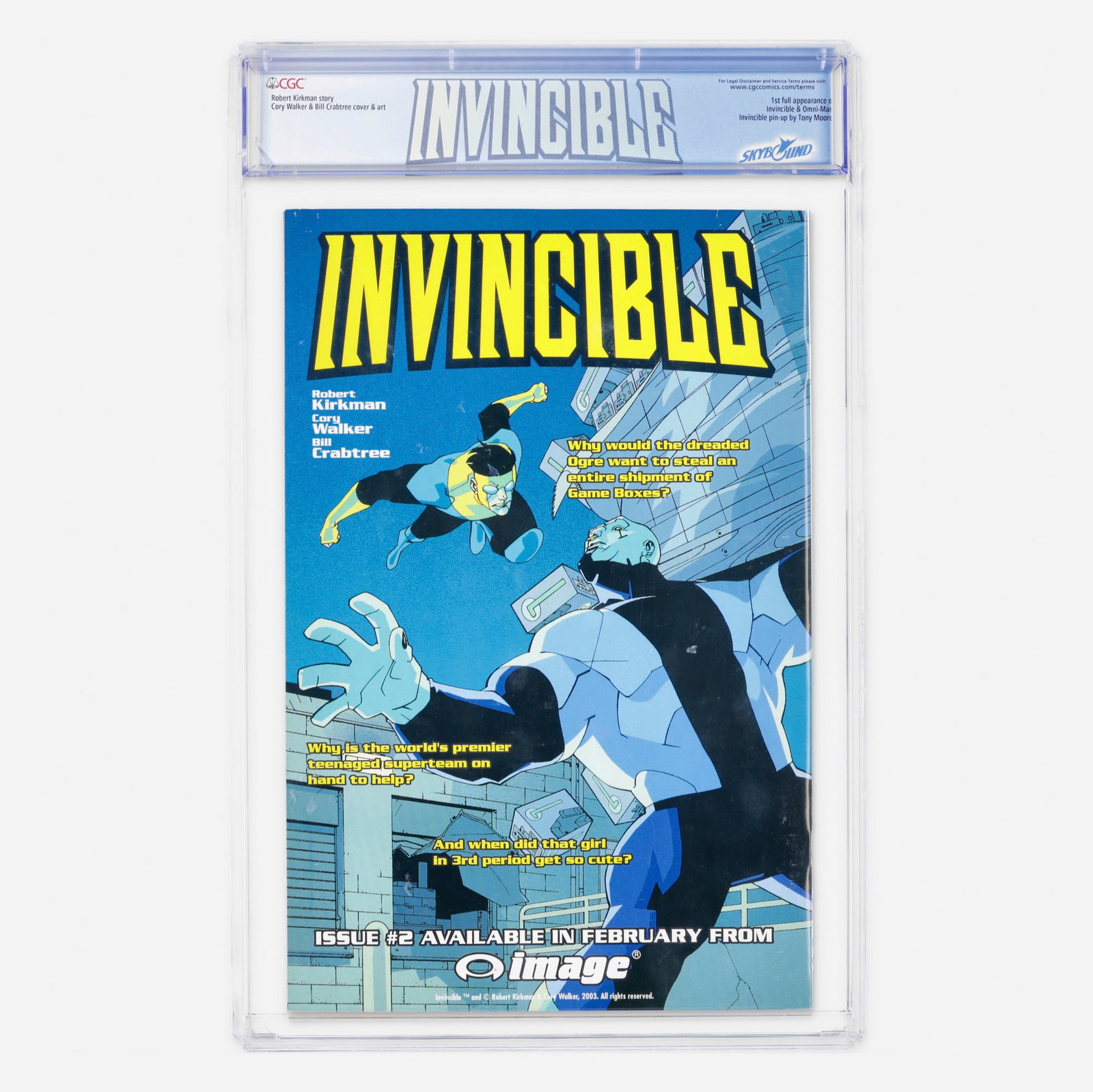 Image Comics Invincible #1 CGC 9.2 - 2