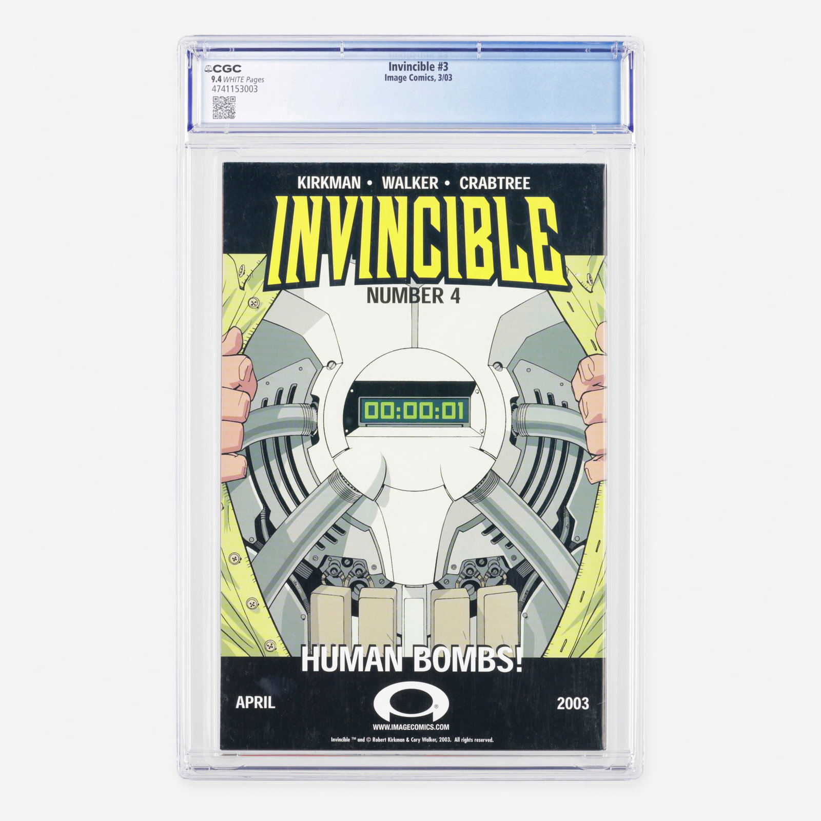 Image Comics Invincible #3 CGC 9.4 - 2