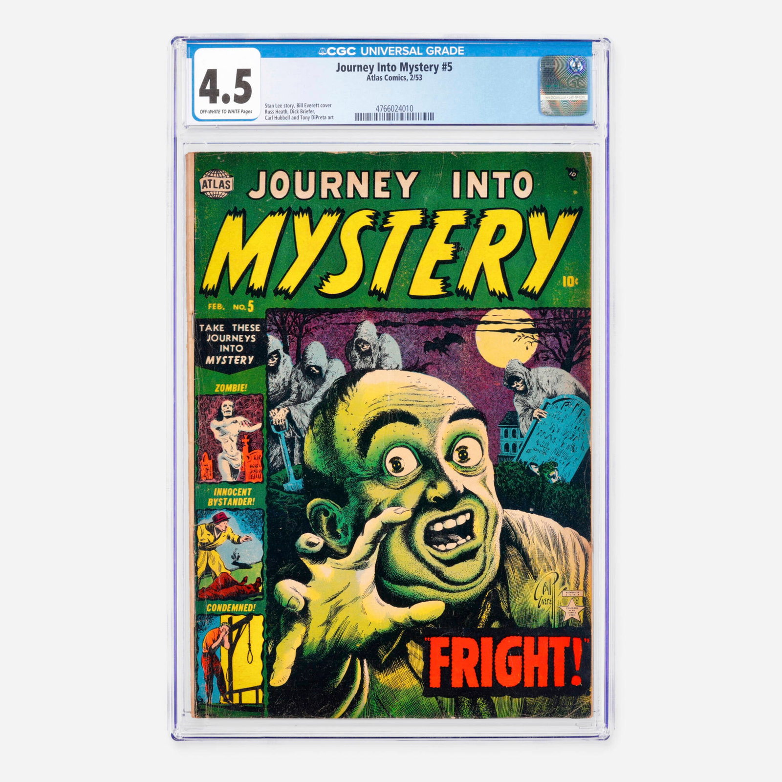 Atlas Comics Journey Into Mystery #5 CGC 4.5 (1 of 2)