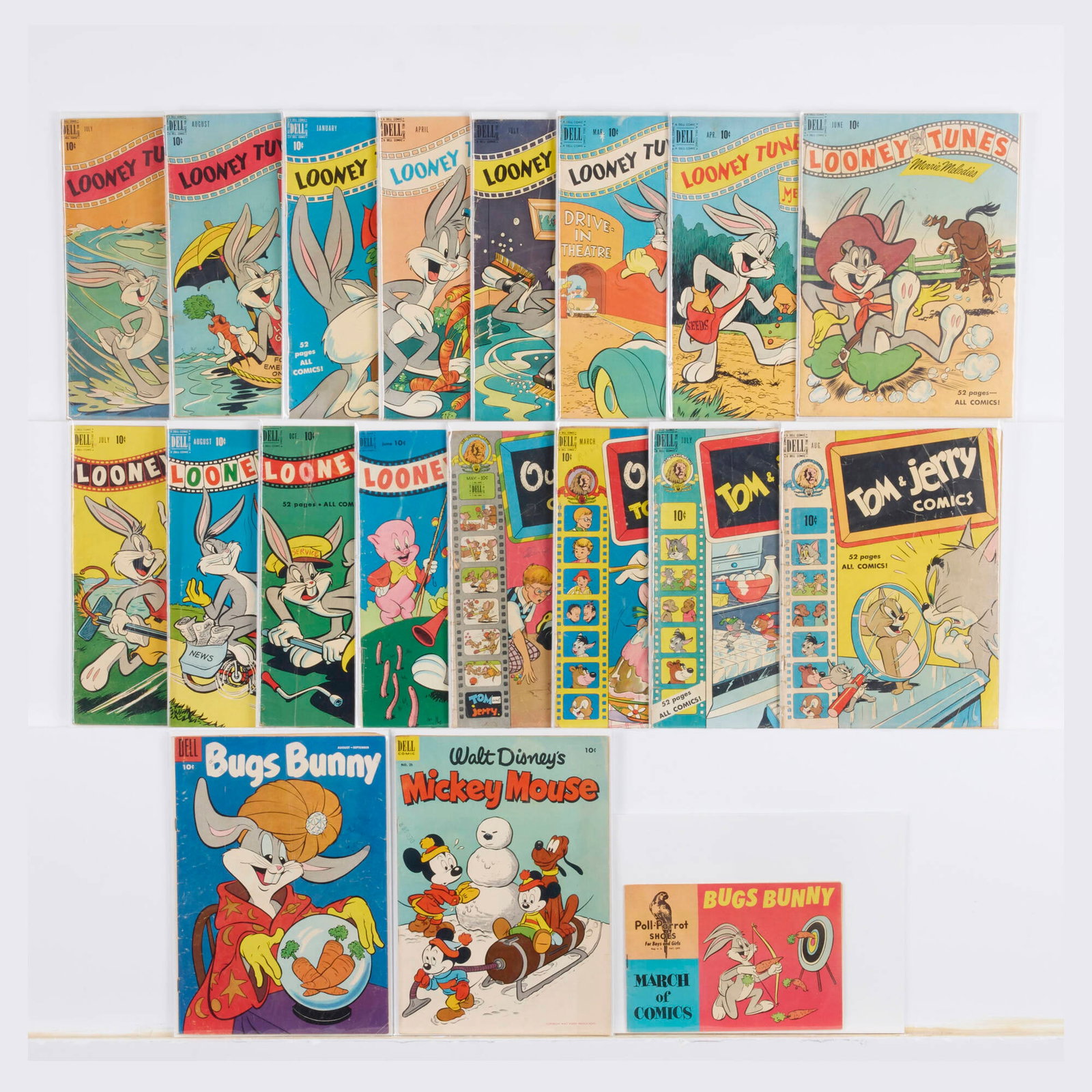 19 Dell Publishing Cartoon Related Mixes Title Group (1 of 2)