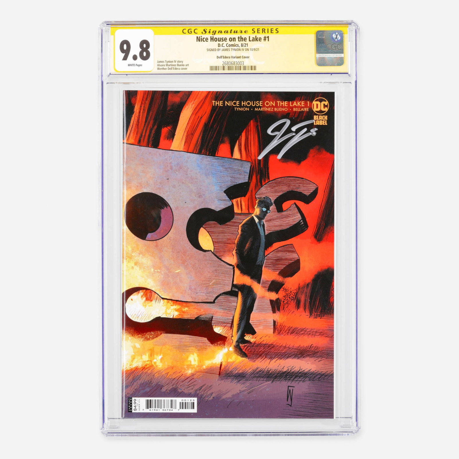 DC Comics Nice House on the Lake #1 CGC 9.8 Dell'Edera Variant Cover Signature Series (1 of 2)