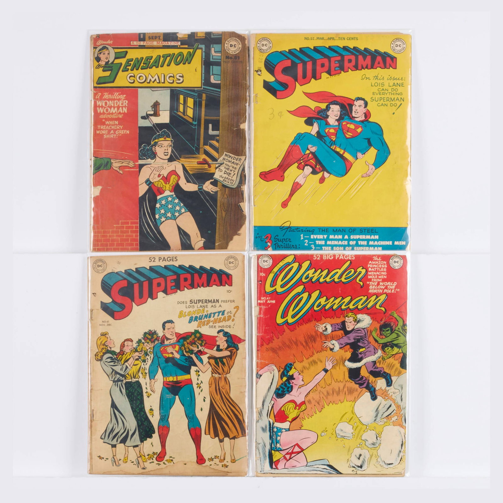 4 DC Comics Mixed Title Group (1 of 2)