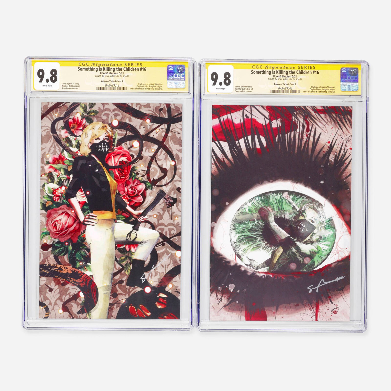 2 Boom! Studios Something is Killing the Children #16 Anderson Variant Cover A B CGC 9.8 Signature (1 of 2)