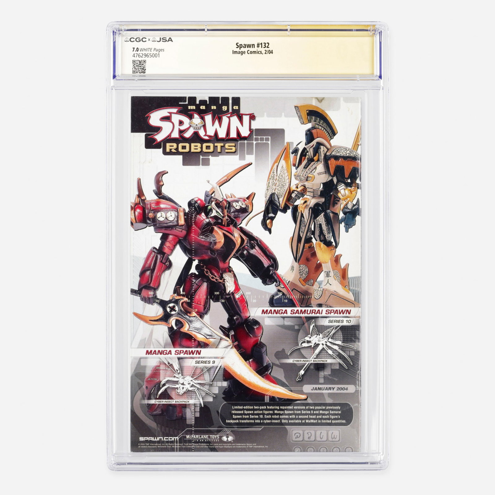 Image Comics Spawn #132 CGC 7.0 JSA Todd McFarlane - 2