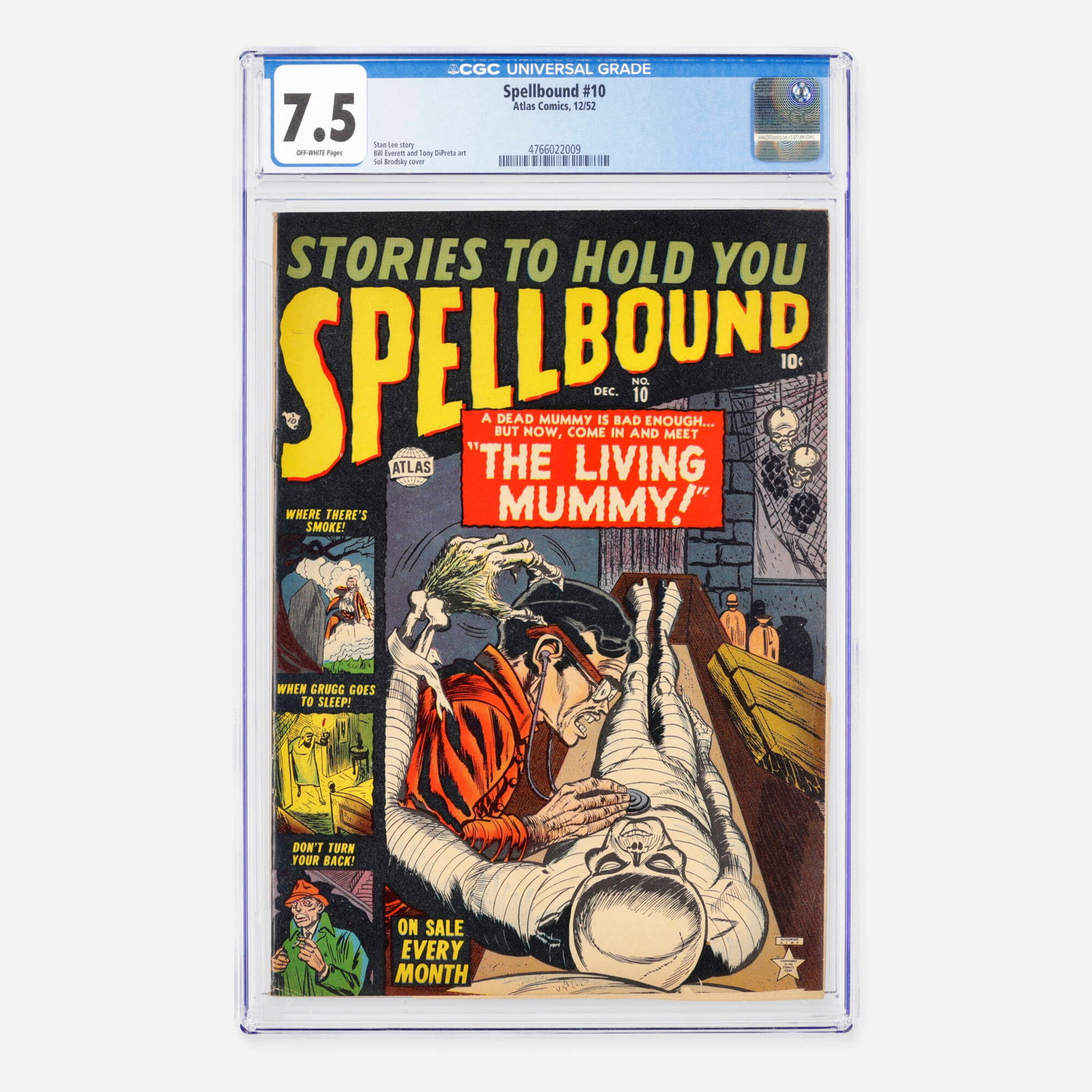 Atlas Comics Spellbound #10 CGC 7.5 (1 of 2)