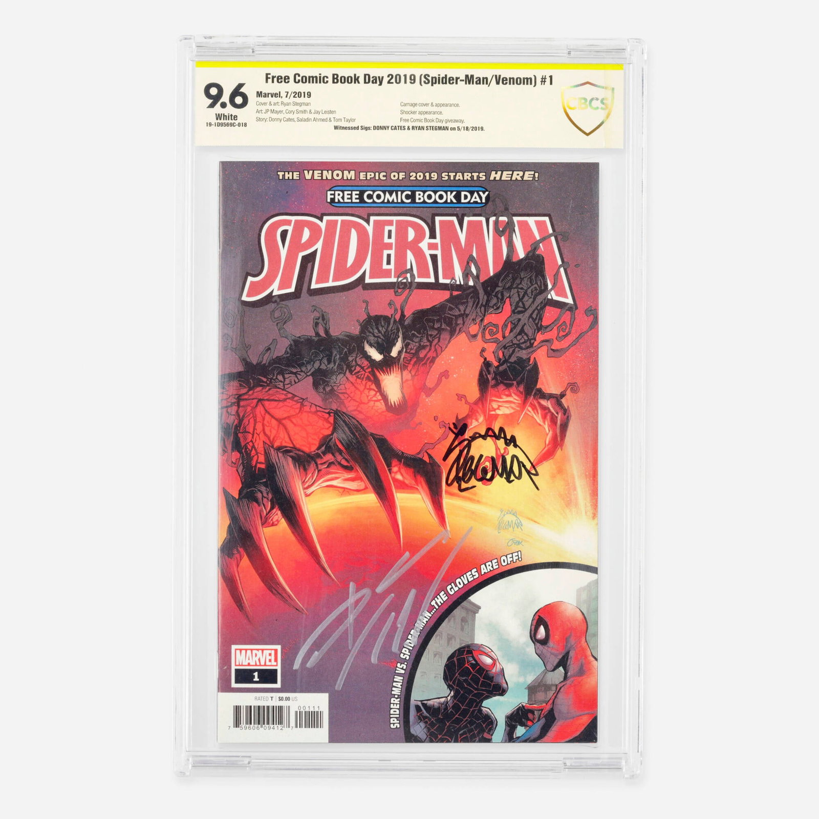 Marvel Comics Free Comic Book Day 2019 (Spider-Man/Venom) #1 CBCS 9.6 Signed (1 of 2)