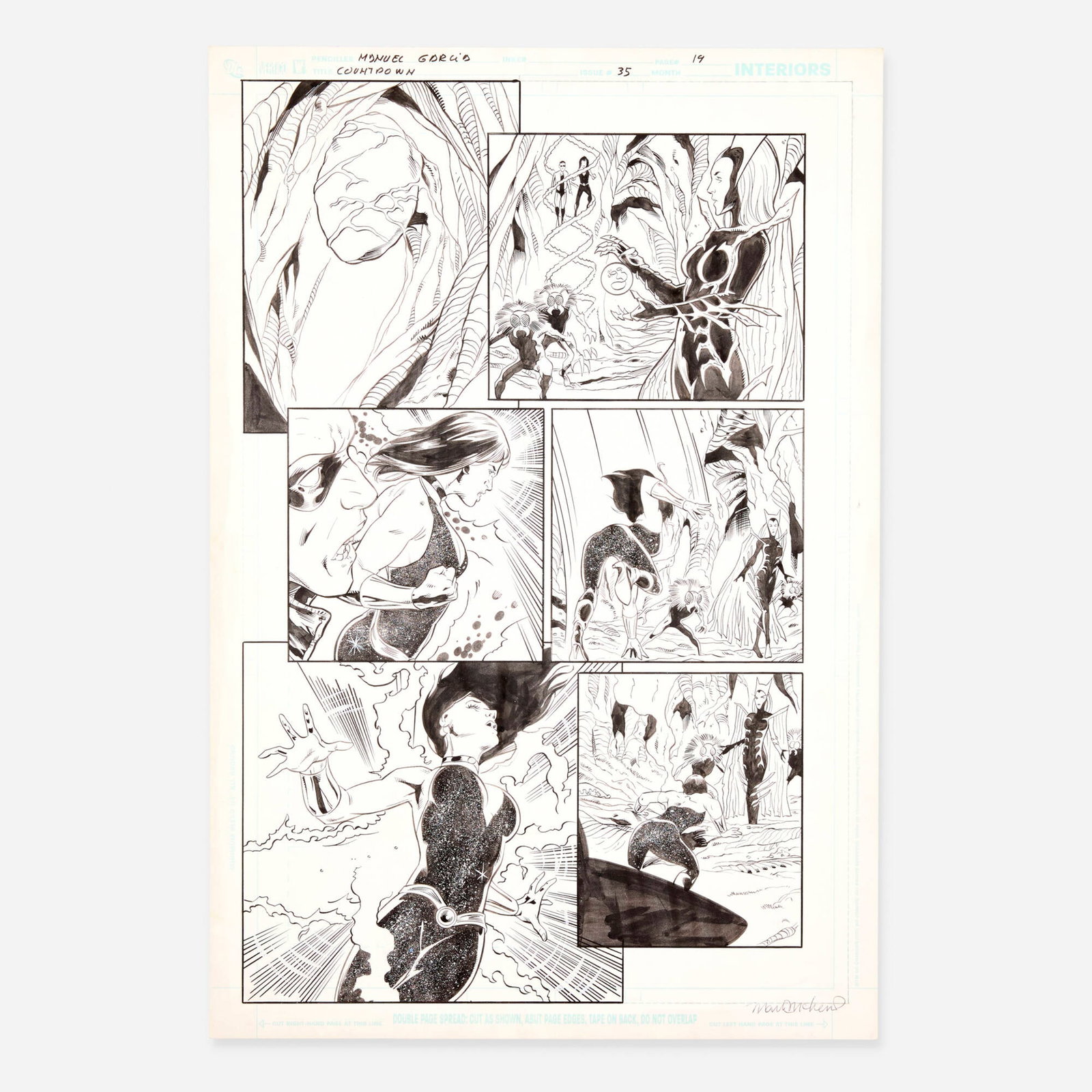 Manuel Garcia and Mark McKenna, Countdown #35 Story Page 19 Original Art (DC Comics, 2007) (1 of 1)