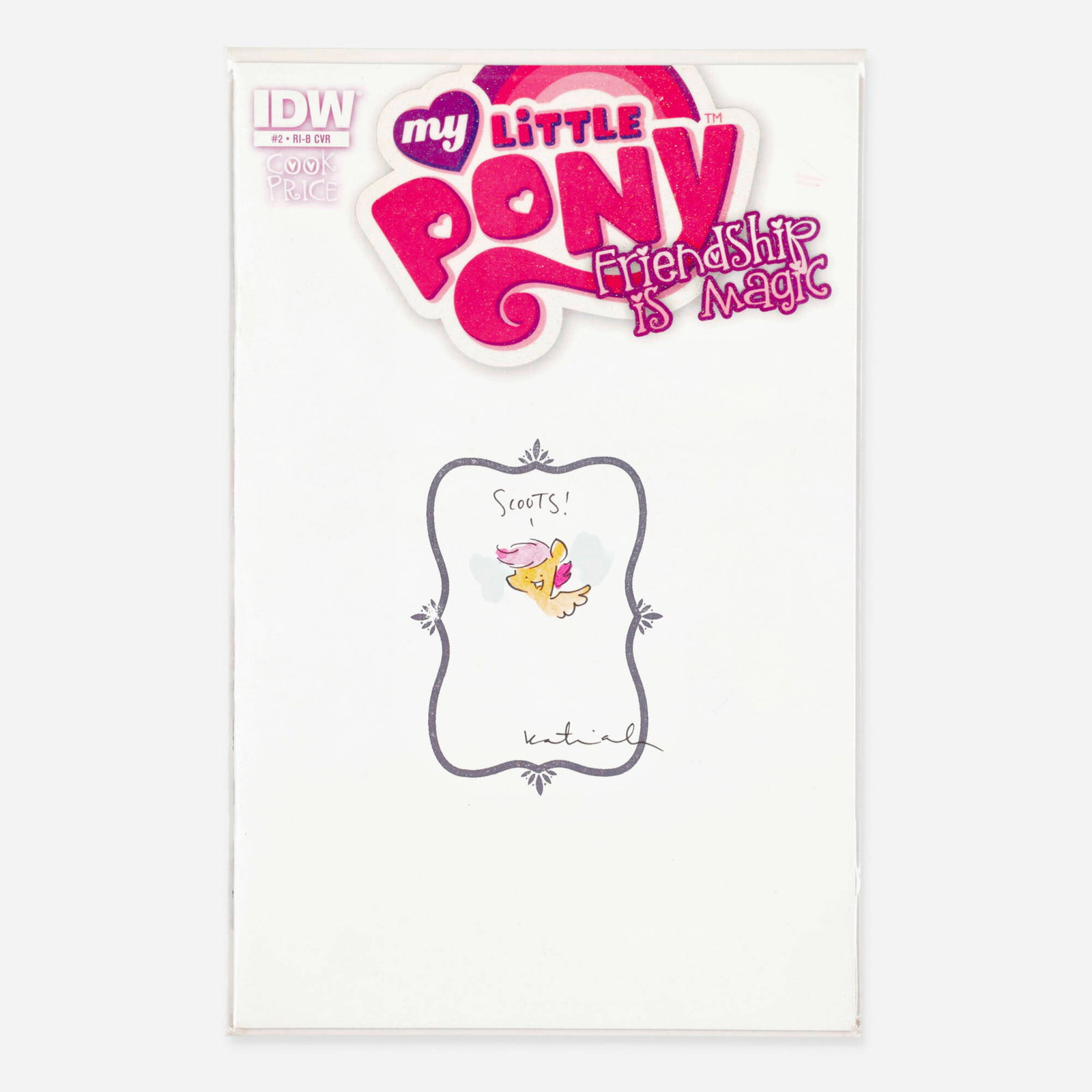 Katie Cook, My Little Pony: Friendship is Magic #2 RI Sketch Cover Original Art (1 of 1)