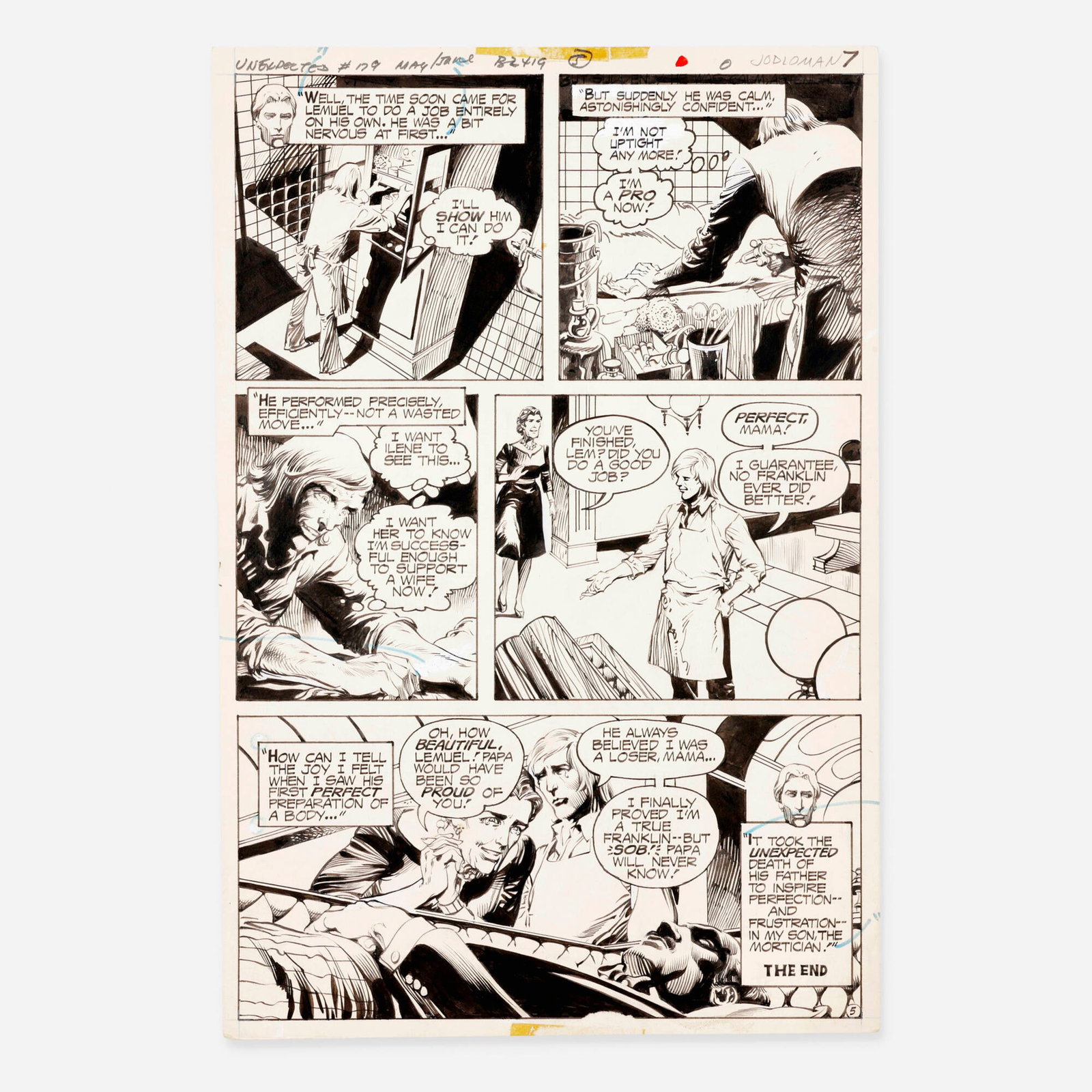 Noly Zamora, Unexpected #179 Story Page 5 Original Art (DC Comics, 1977) (1 of 1)