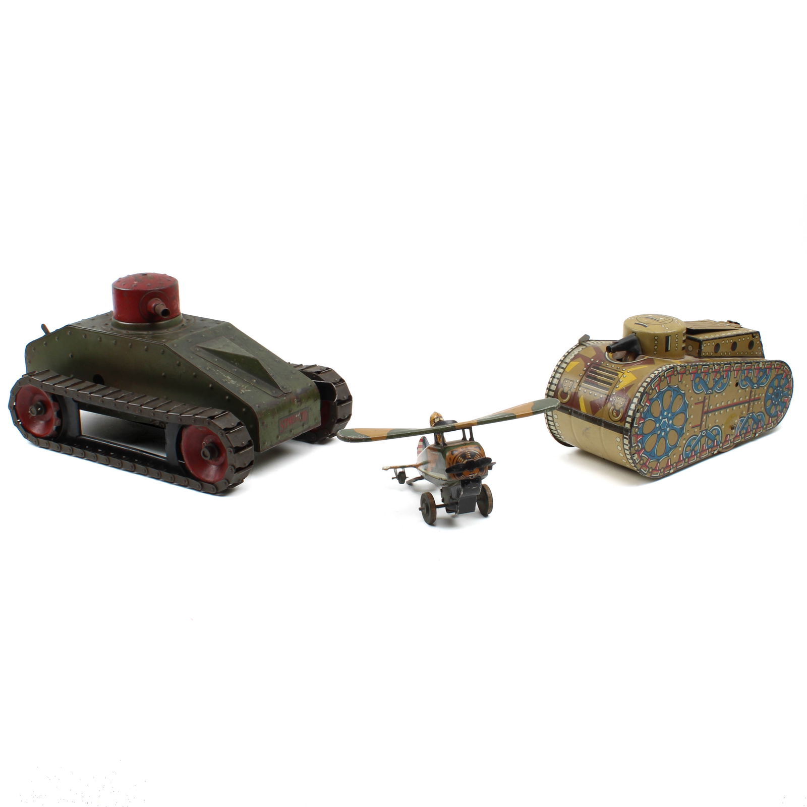Set of Tank Toys and Plane (1 of 1)