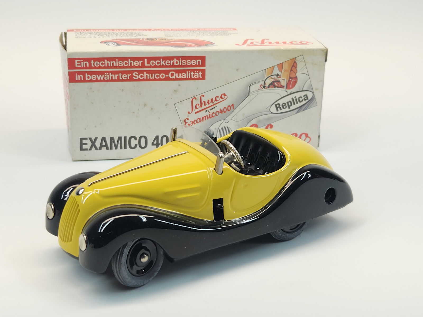 SCHUCO EXAMICO 4001 WIND UP W/ BOX: REMAINS IN VERY GOOD CONDITION WITH BOX. UNTESTED.