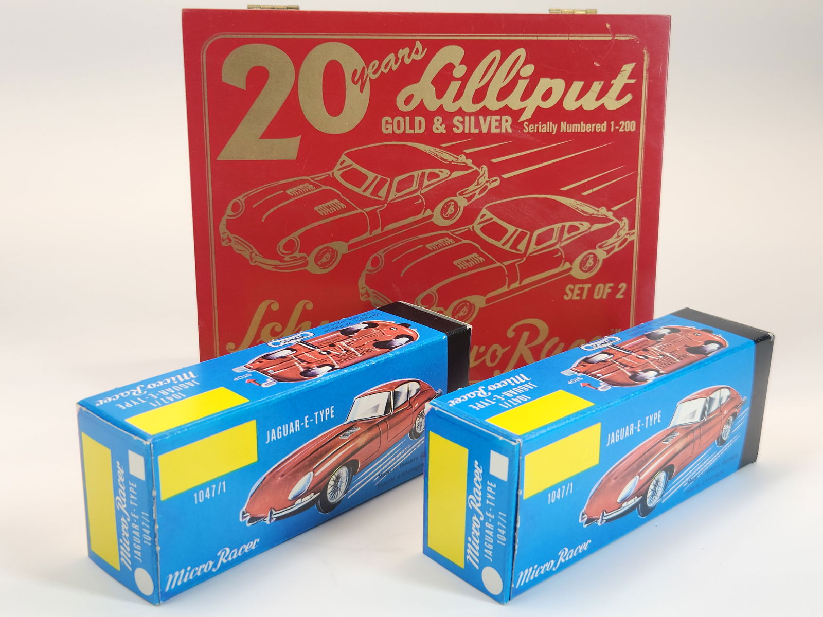 LILLIPUT SCHUCO MICRO RACER JAGUAR SET (1 of 9)