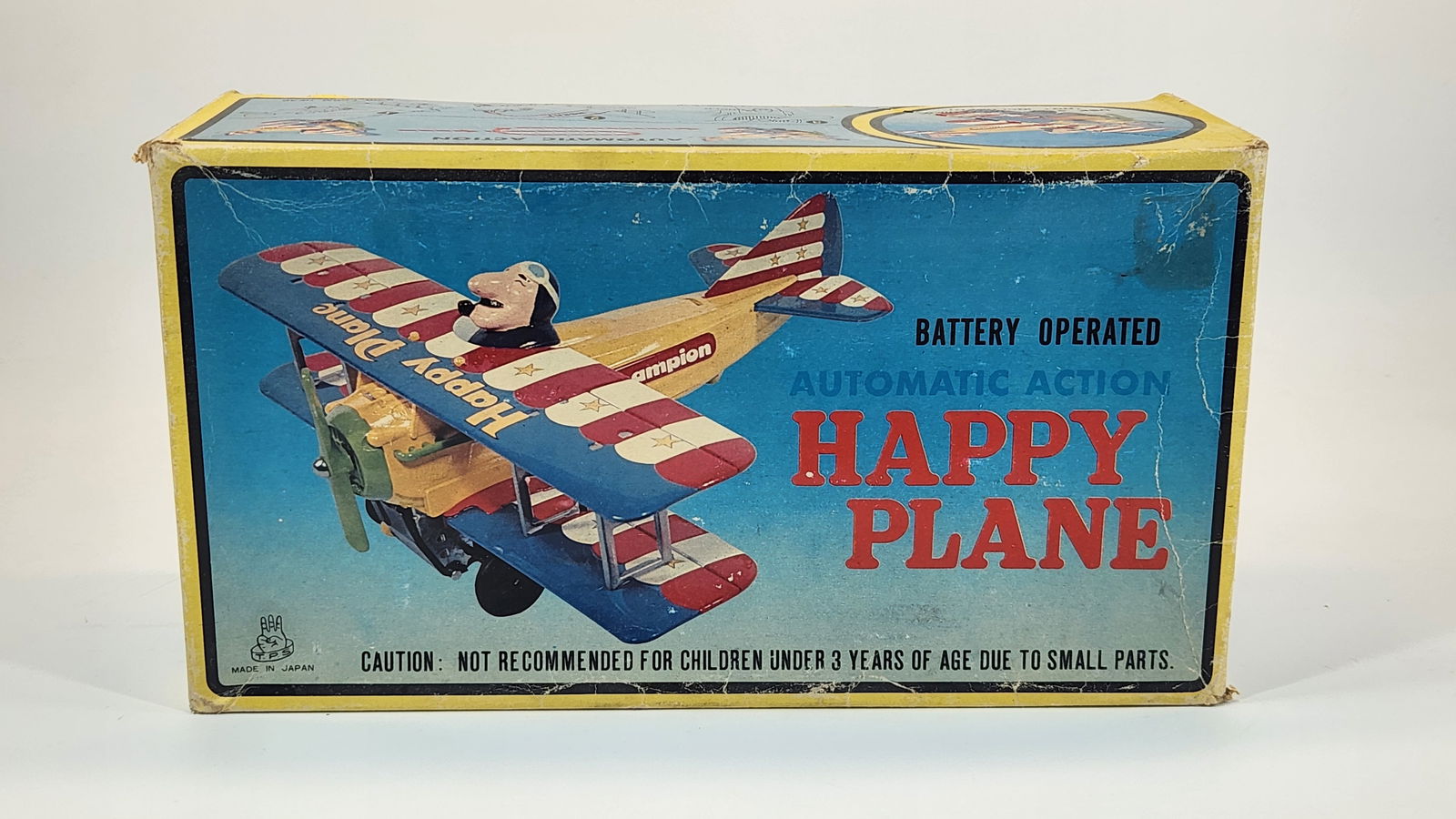 TPS BATTERY OPERATED HAPPY PLANE W/ BOX (1 of 3)