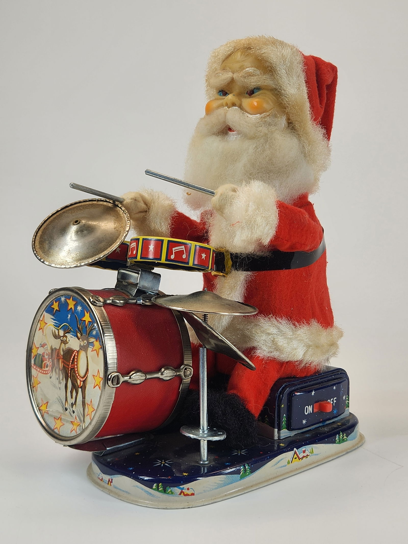 通販でクリスマス 10-B ビンテージ 196年代 日本製 HAPPY SANTA