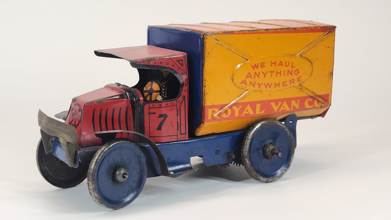 ANTIQUE MARX TIN LITHO WIND UP ROYAL VAN CO. (1 of 4)