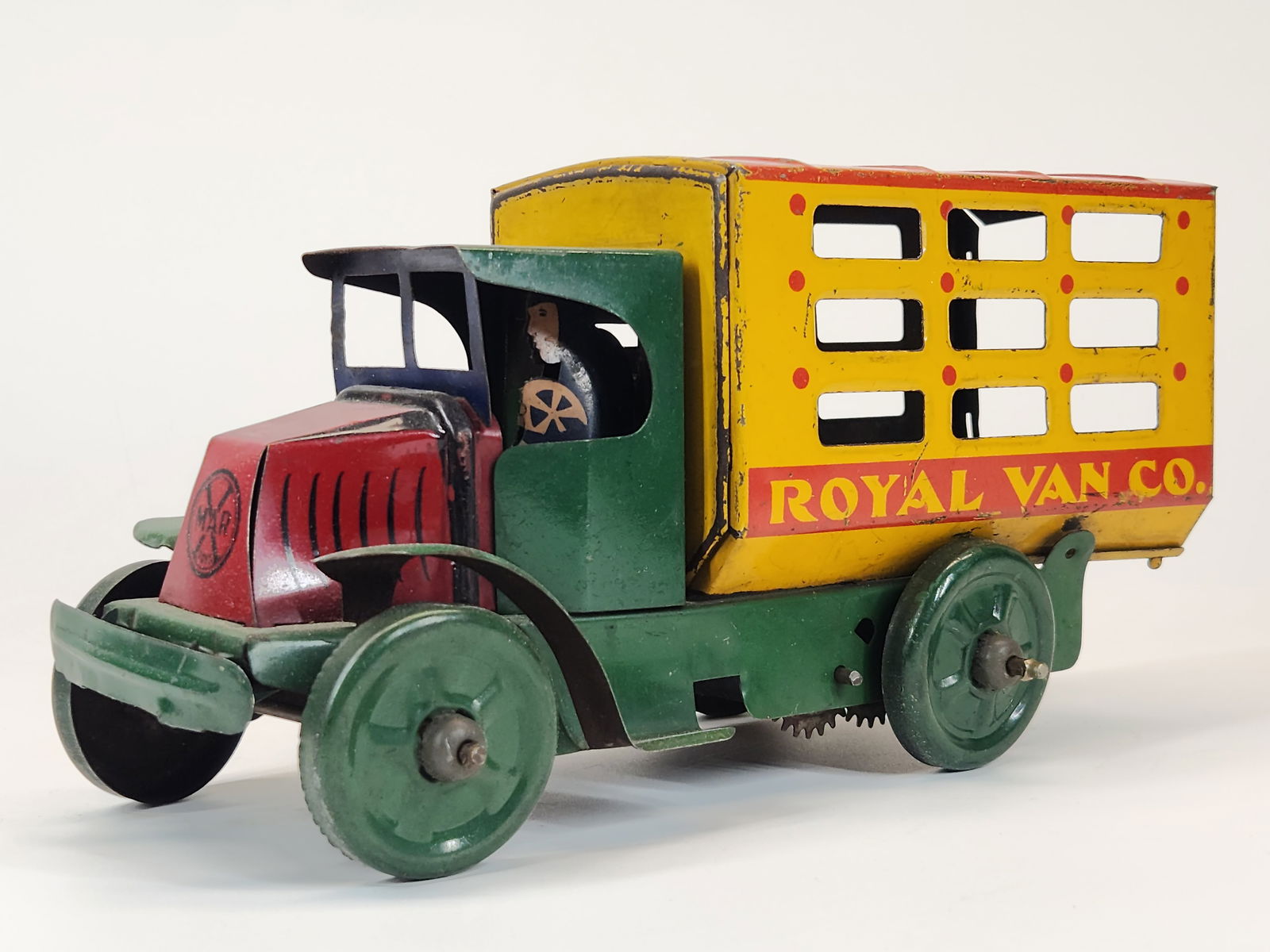 ANTIQUE MARX TIN LITHO WIND UP ROYAL VAN CO. (1 of 4)