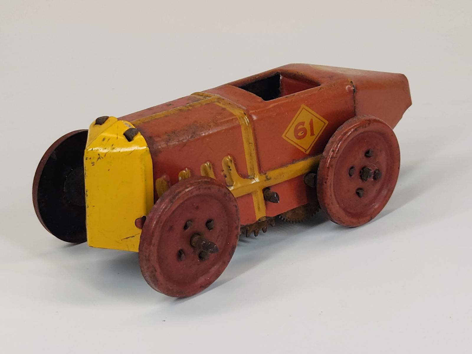 MARX TIN LITHO WIND UP MIDGET RACE CAR NO. 63 (1 of 4)