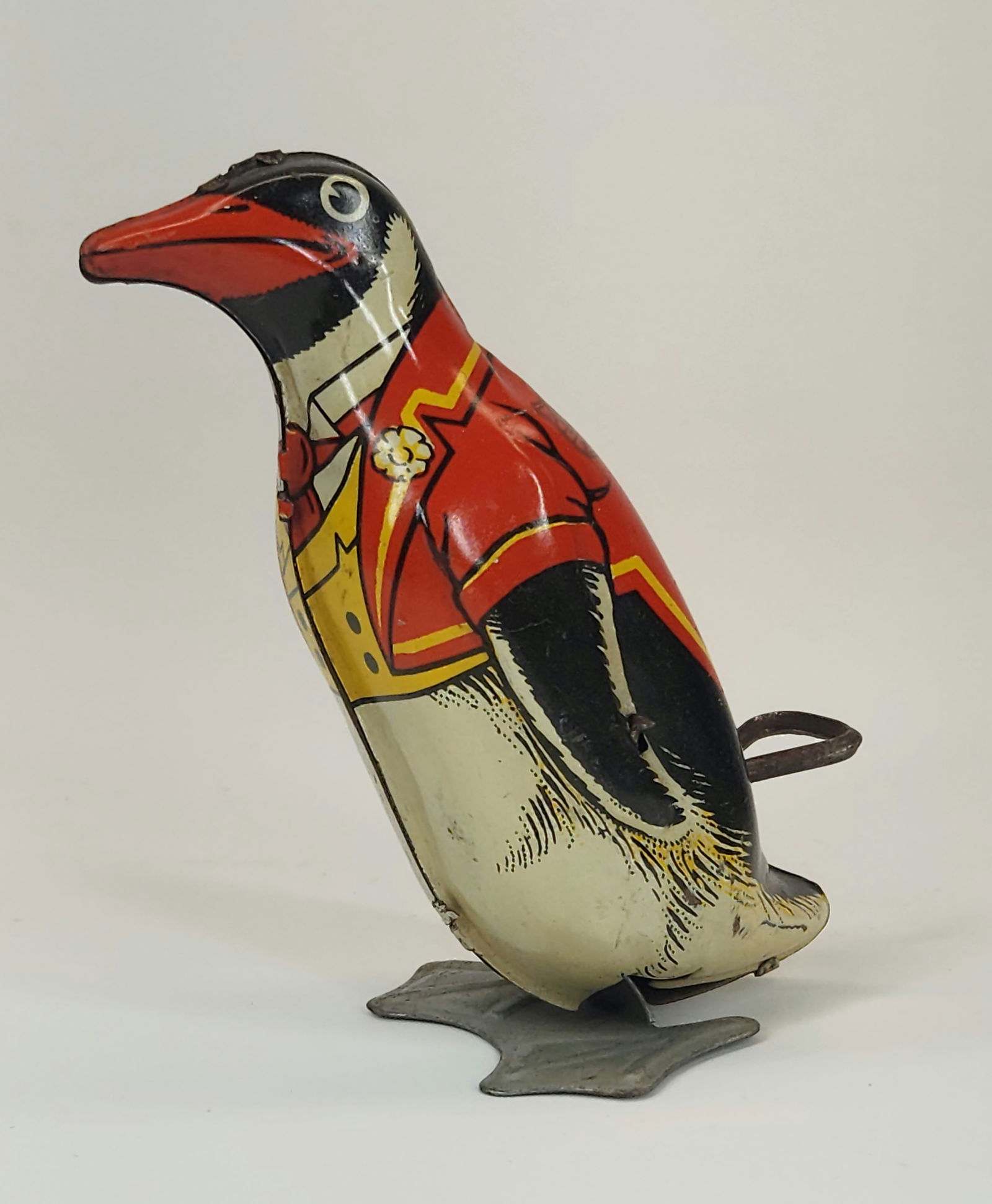 J. CHEIN TIN LITHO WIND UP PENGUIN IN SUIT (1 of 4)