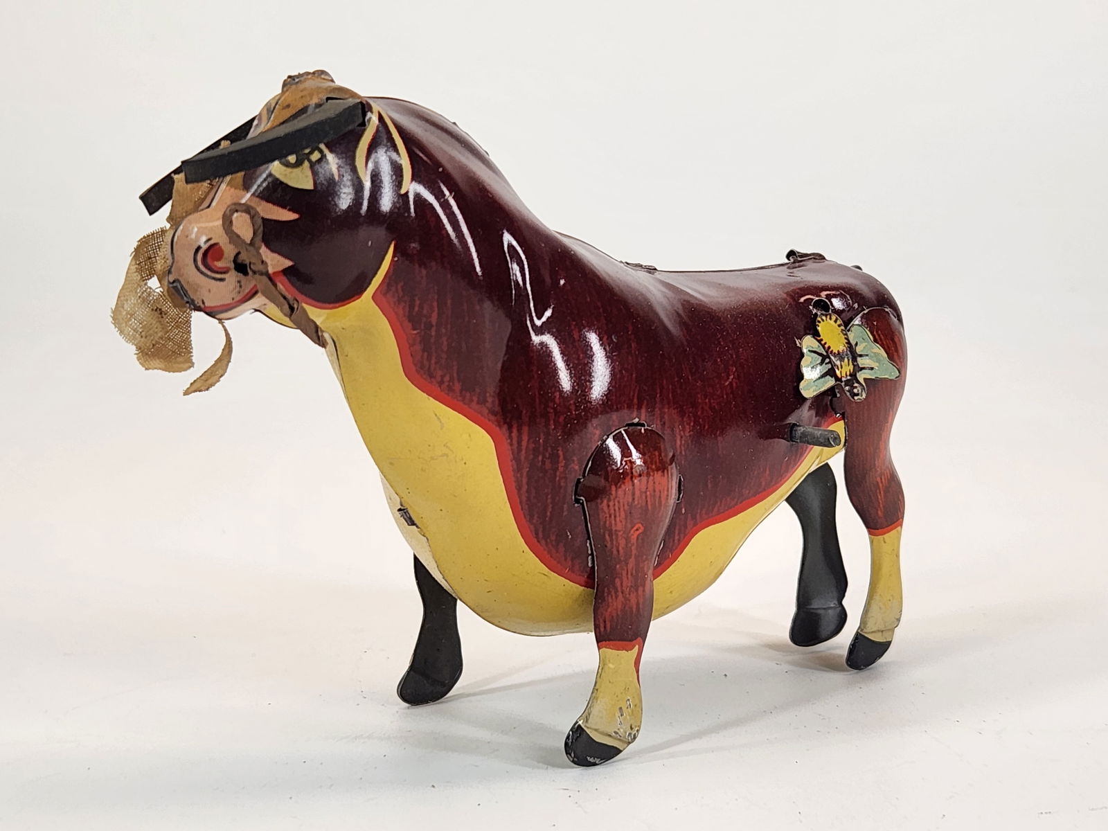 MARX TIN WIND UP FERDINAND BULL TOY (1 of 4)