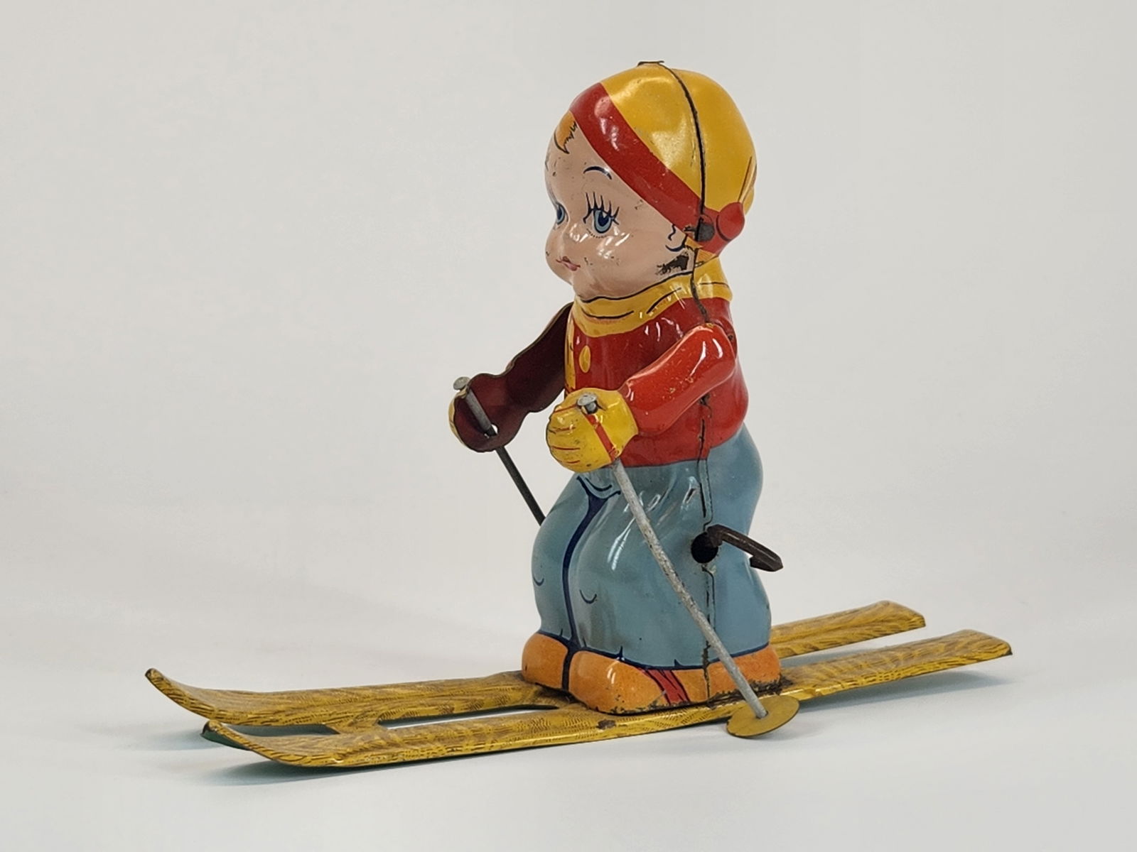 J. CHEIN TIN LITHO WIND UP SKIER (1 of 4)