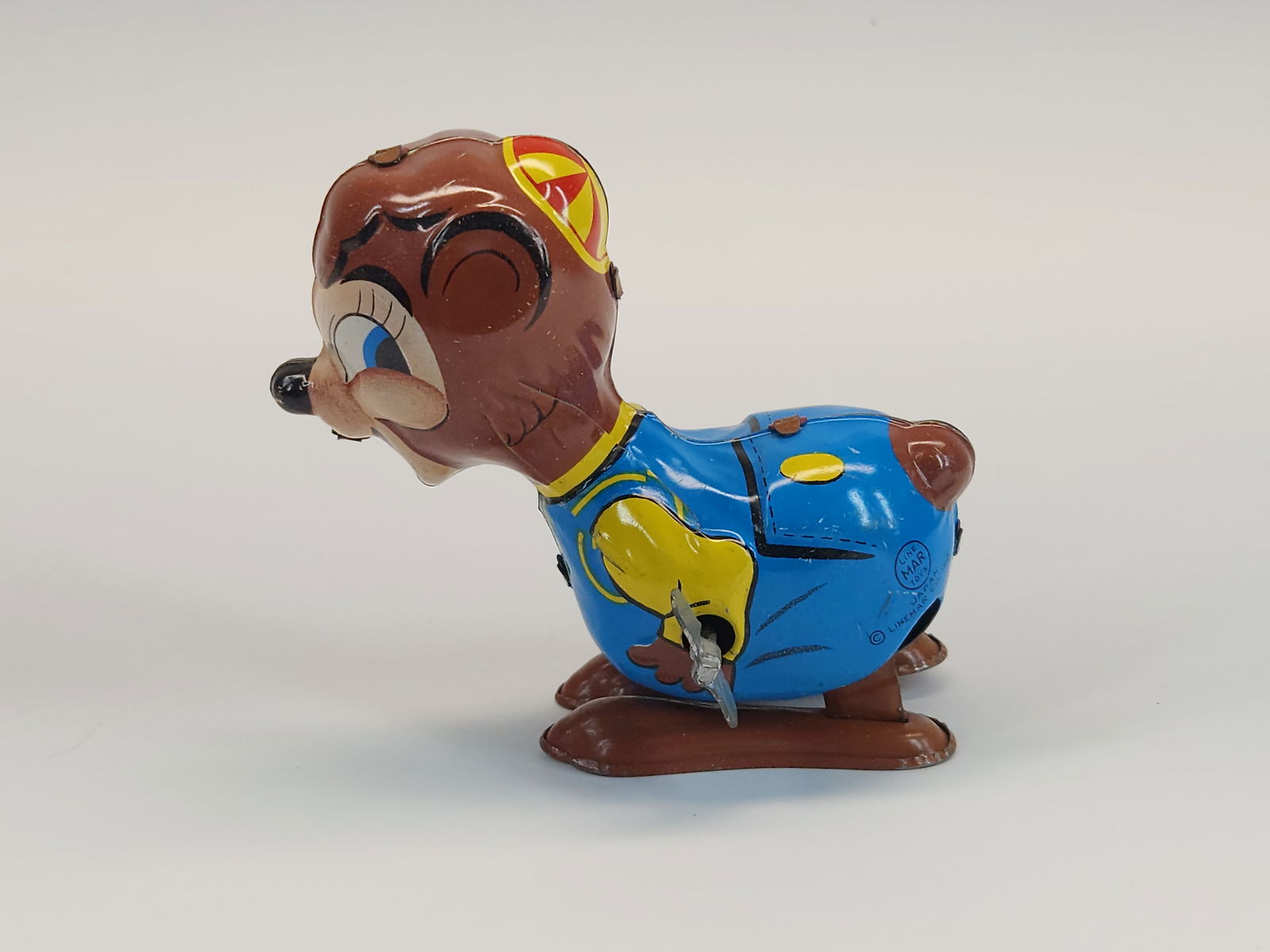 LINE MAR TIN WIND UP HOPPY CUB BEAR (1 of 4)