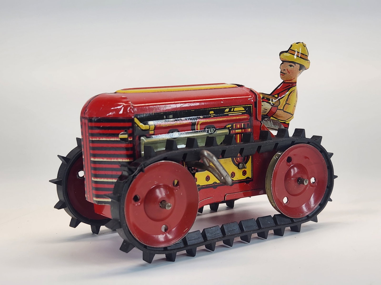 MARX TIN LITHO WIND UP FARM TRACTOR (1 of 4)