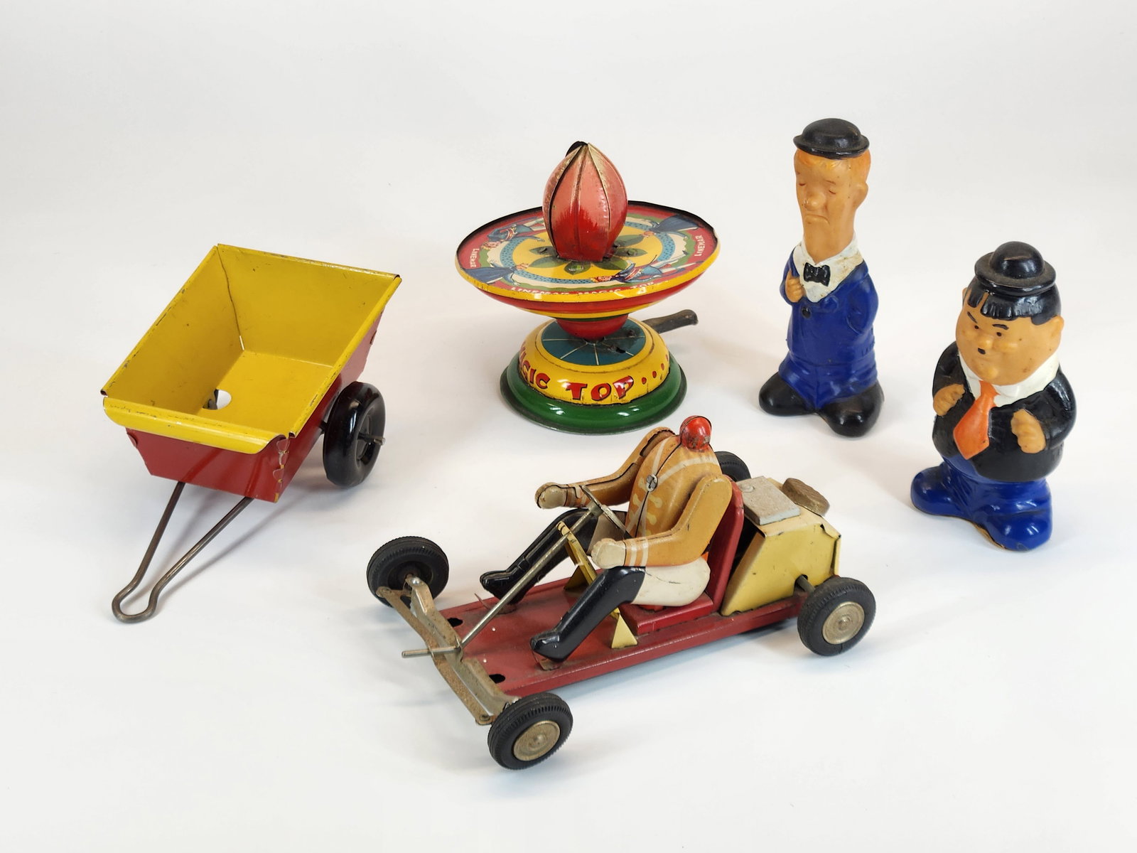 ASSORTED LOT OF TIN & WIND UP TOY PARTS (1 of 4)