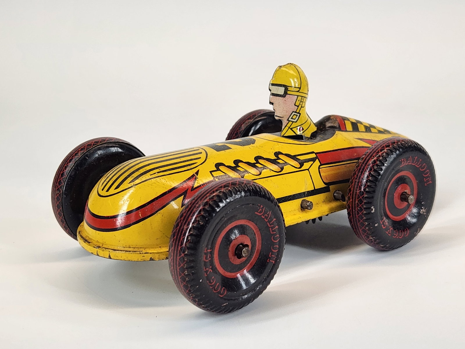 MARX TIN WIND UP RACE CAR NO. 2 (1 of 4)