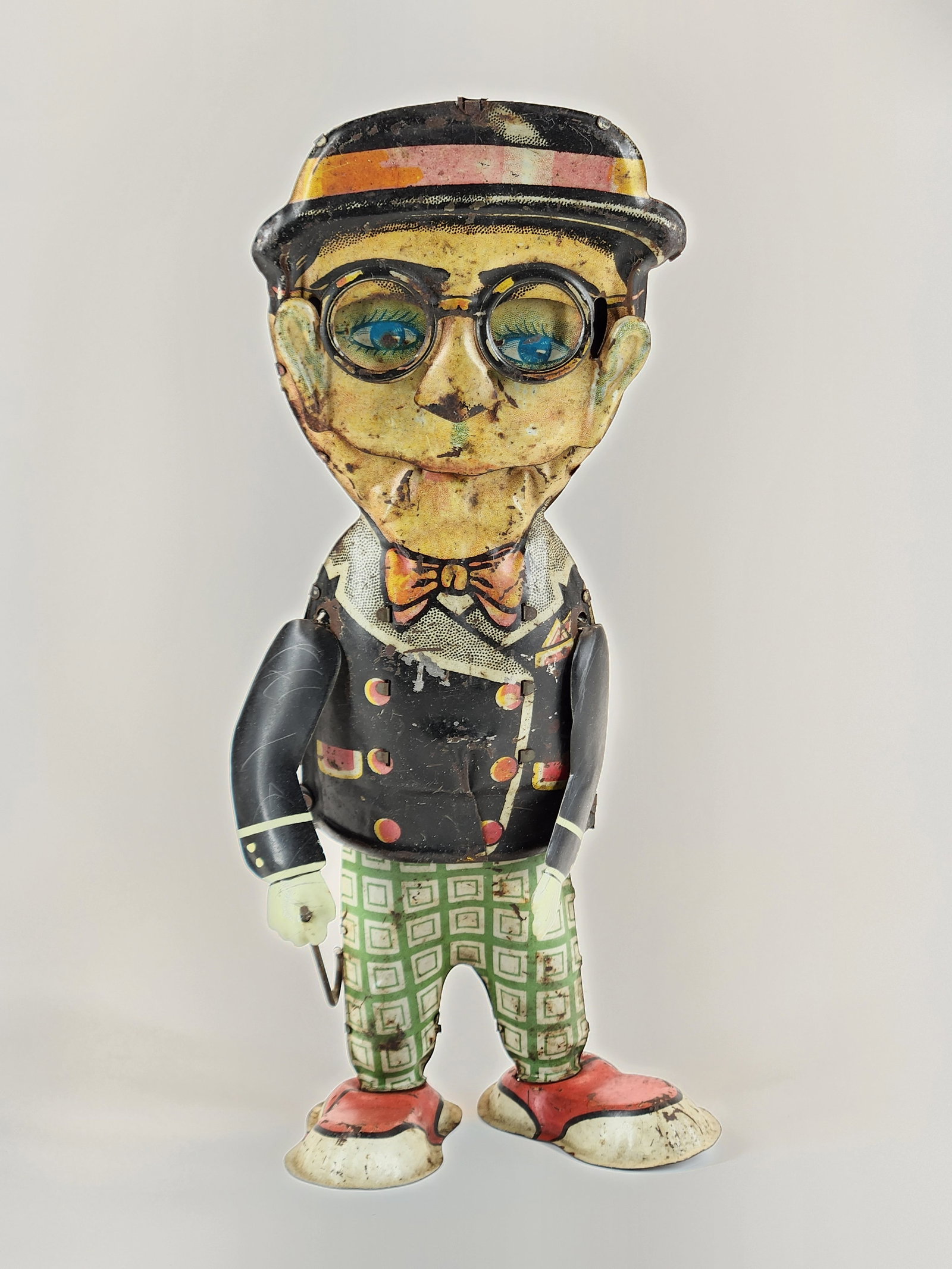 MARX FUNNY FACE TIN WIND UP HARRY LLOYD (1 of 6)