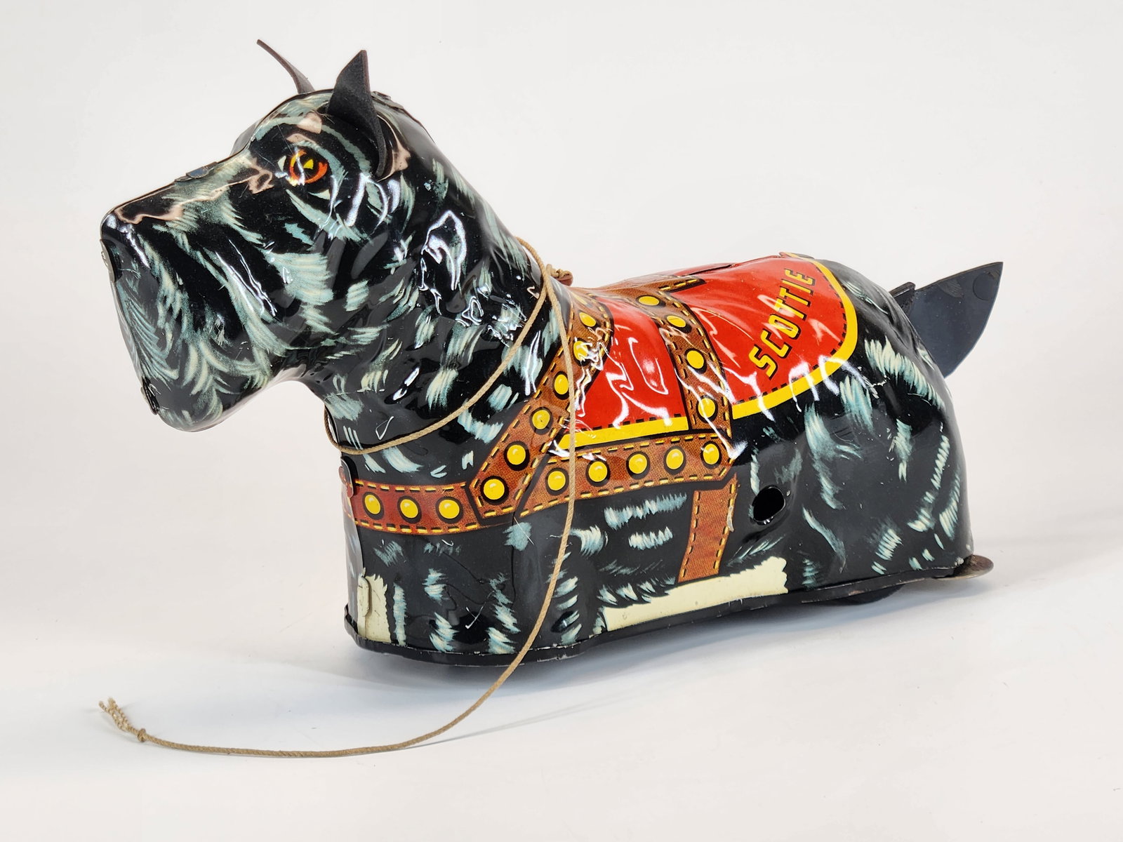 MARX TIN WIND UP SCOTTIE DOG - LARGEST SIZE (1 of 4)