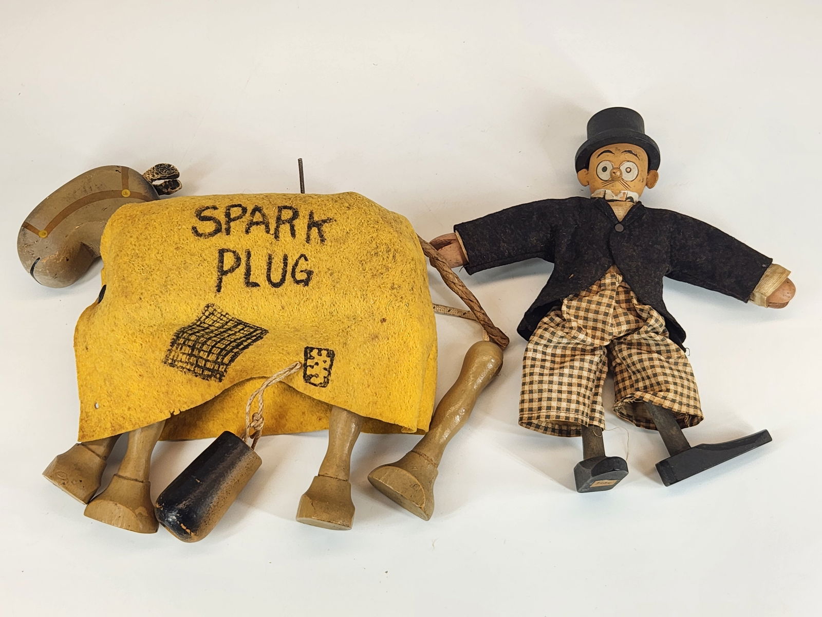 1920'S SCHOENHUT BARNEY GOOGLE SPARK PLUG HORSE (1 of 6)