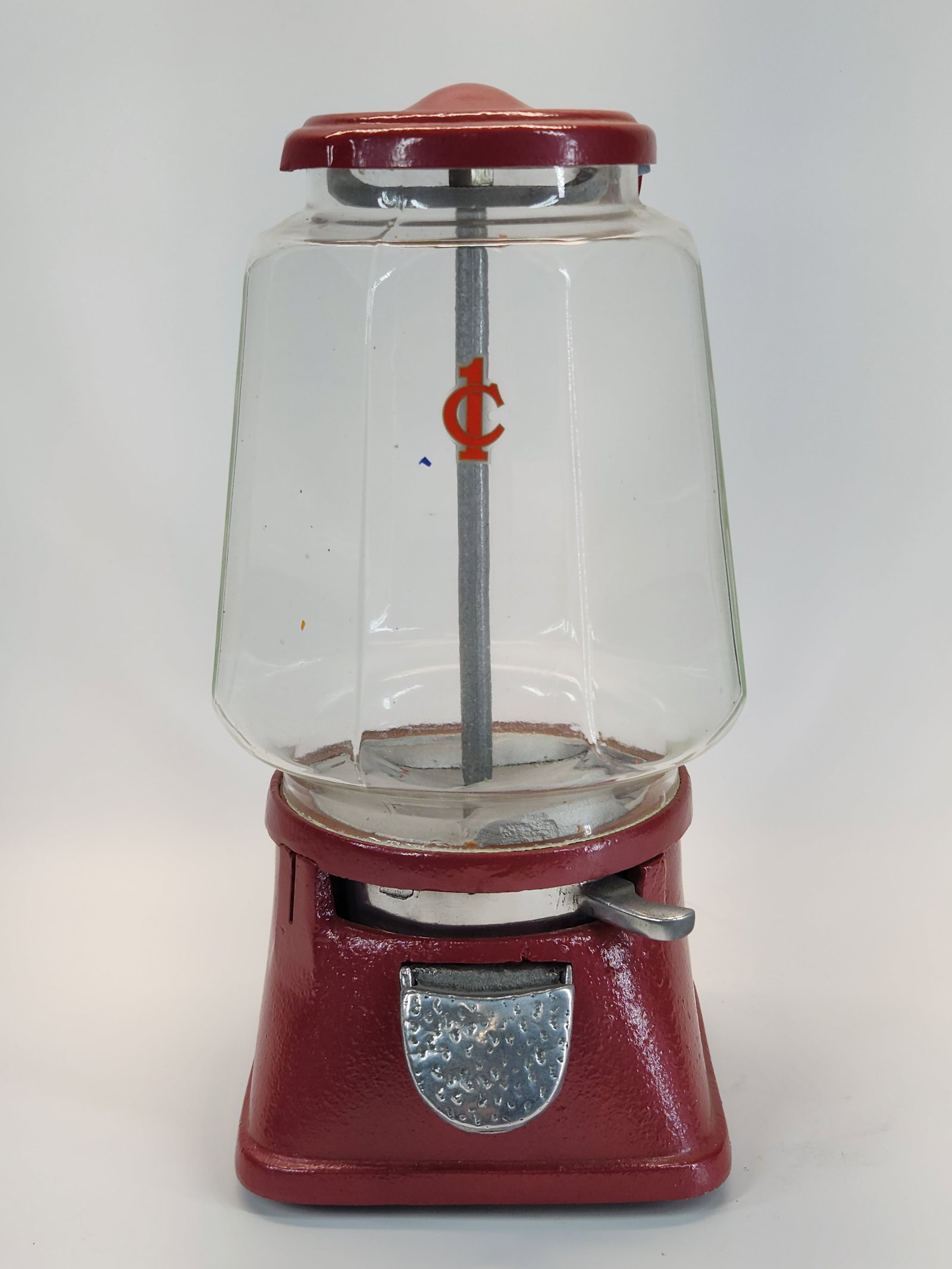 RESTORED ART DECO 1 CENT GUMBALL MACHINE (1 of 3)