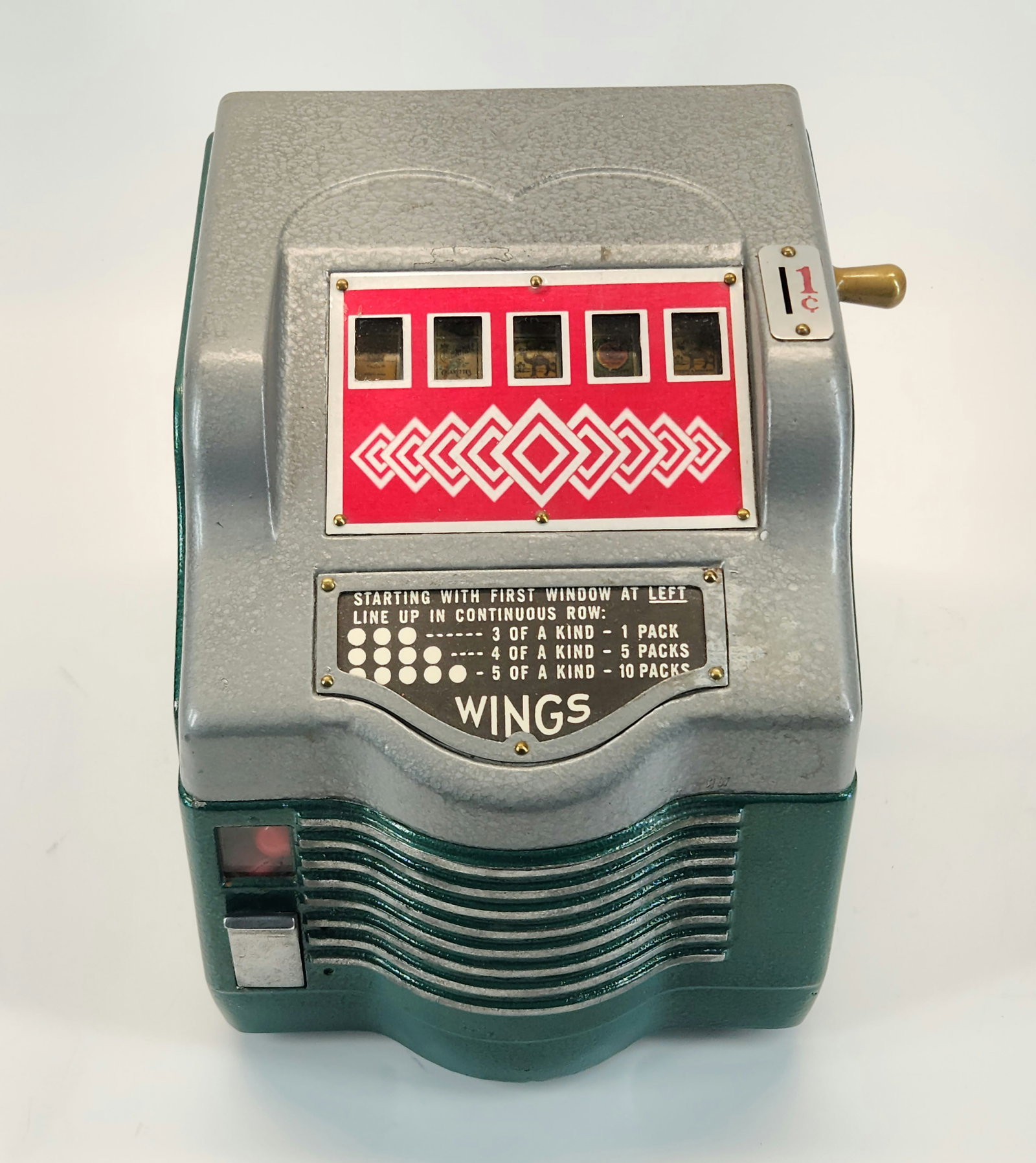 RESTORED 1 CENT TRADE / GUMBALL MACHINE (1 of 4)