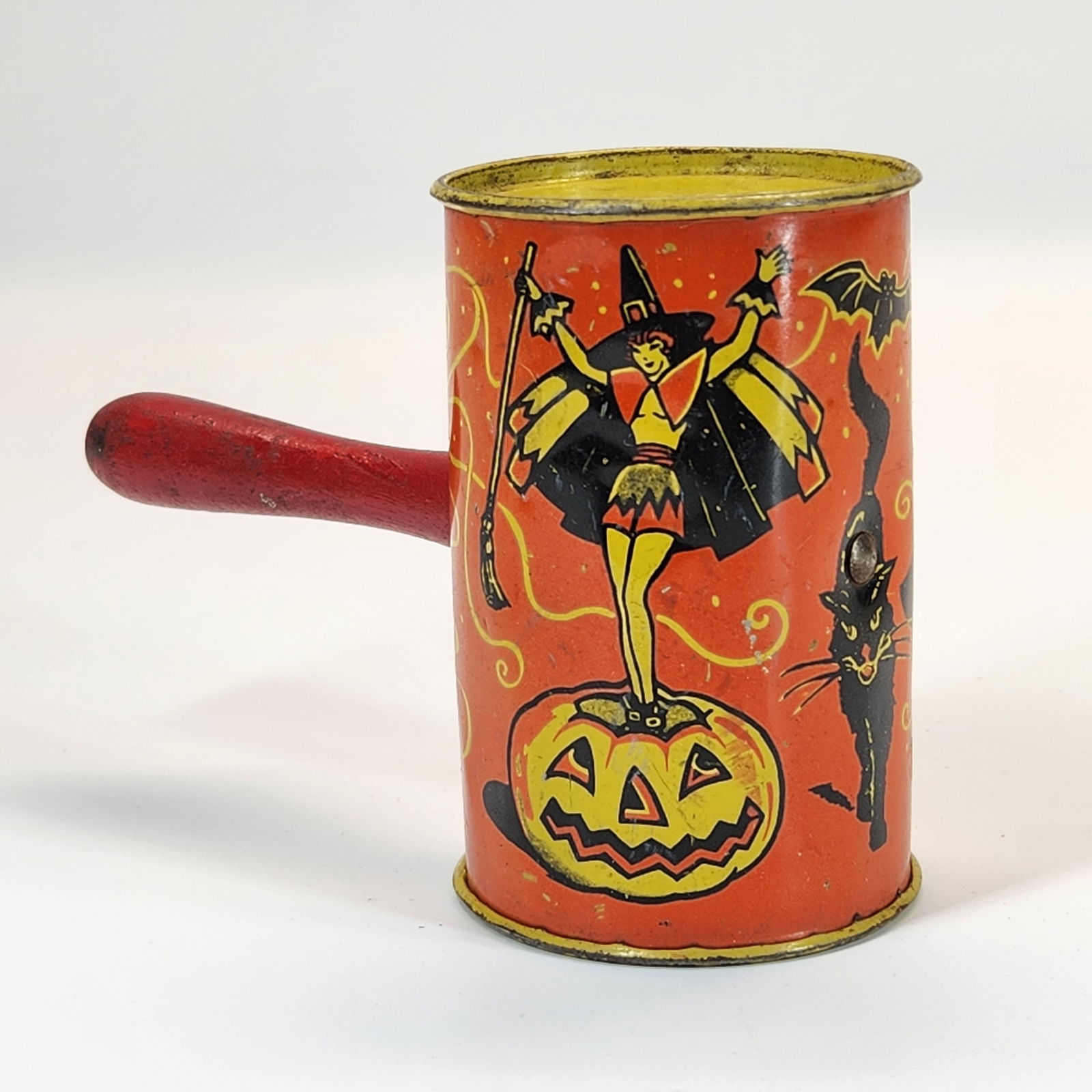 KIRCHHOFF PINUP WITCH, CAT HALLOWEEN NOISEMAKER (1 of 5)