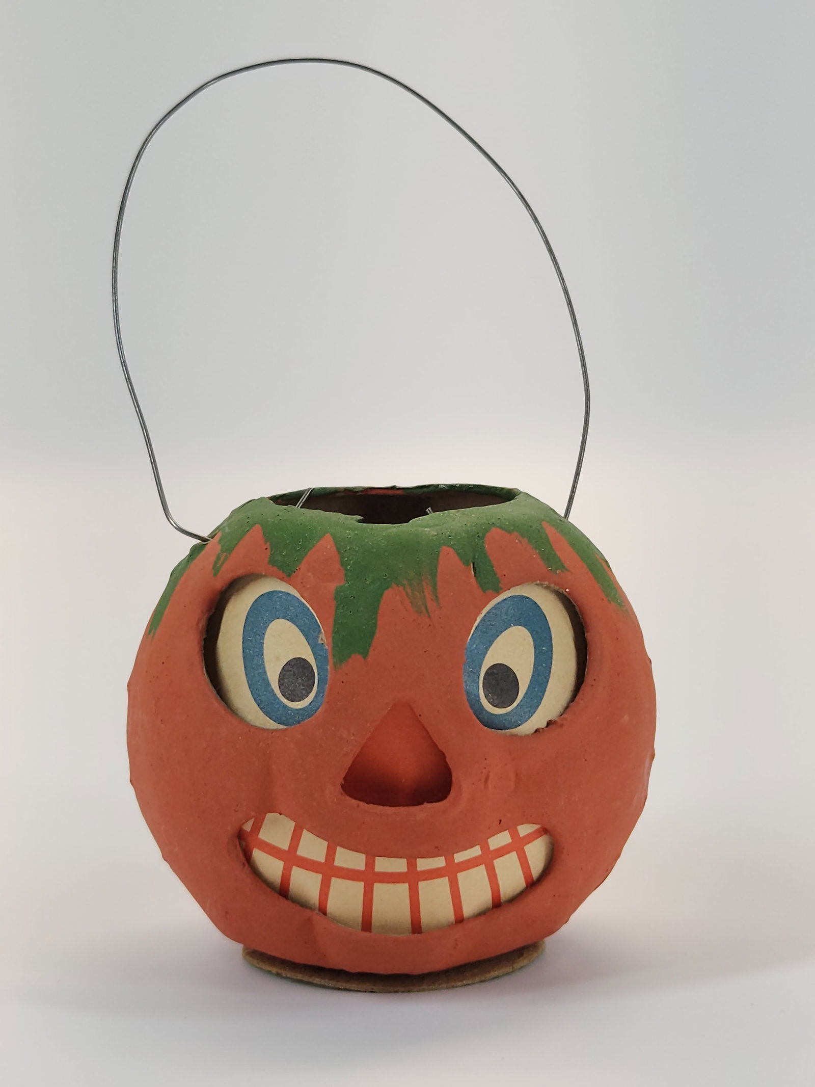 ANTIQUE MINIATURE PAPER MACHE JOL LANTERN (1 of 5)