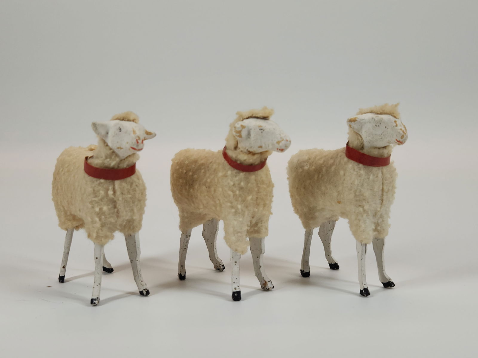 3) ANTIQUE GERMAN PUTZ SHEEP (1 of 3)
