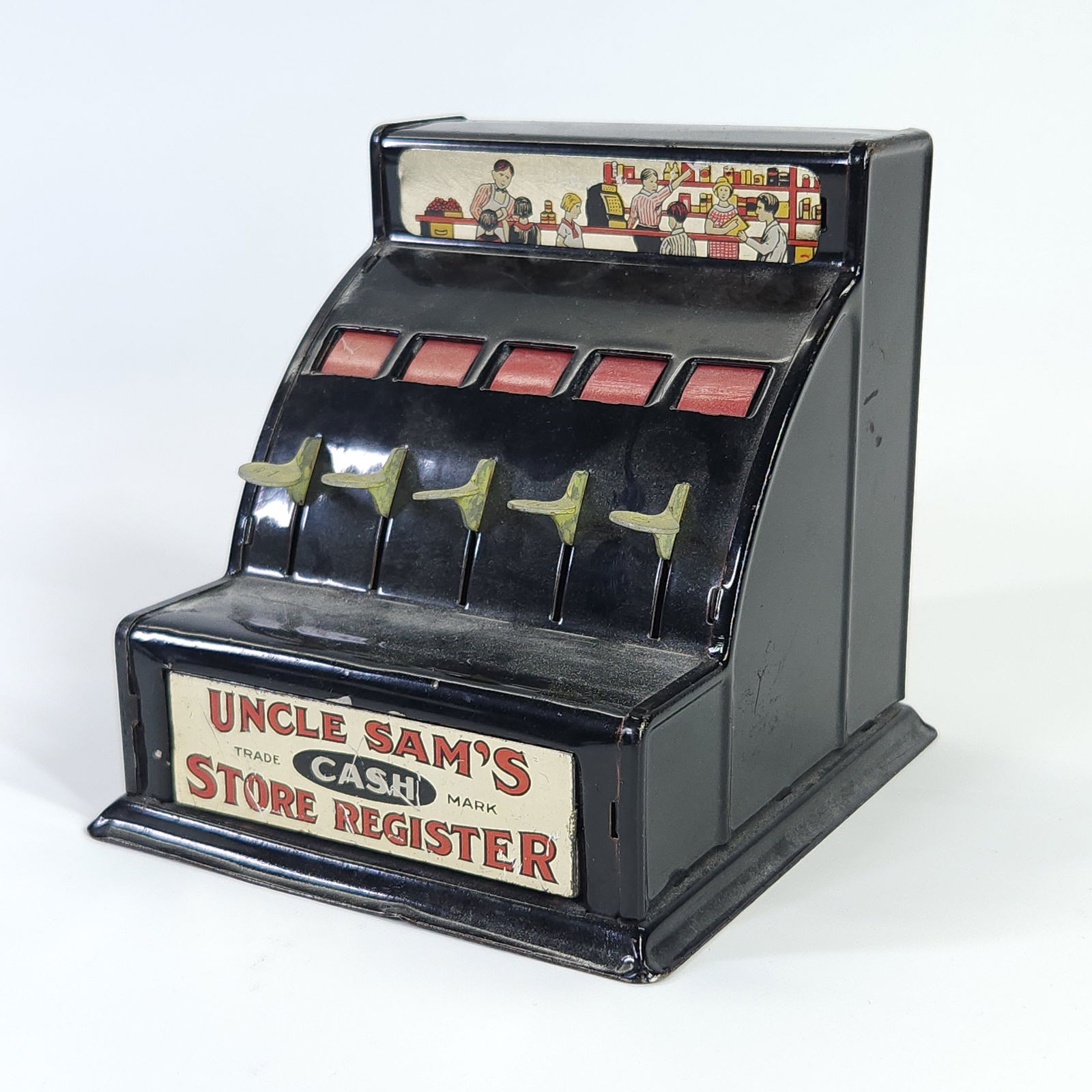 UNCLE SAM'S CASH STORE REGISTER TIN LITHO (1 of 5)